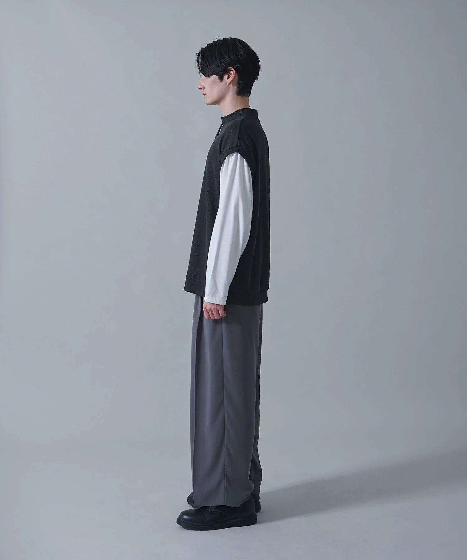 フェイクレイヤードモックネックベストT(LS) - Image 18