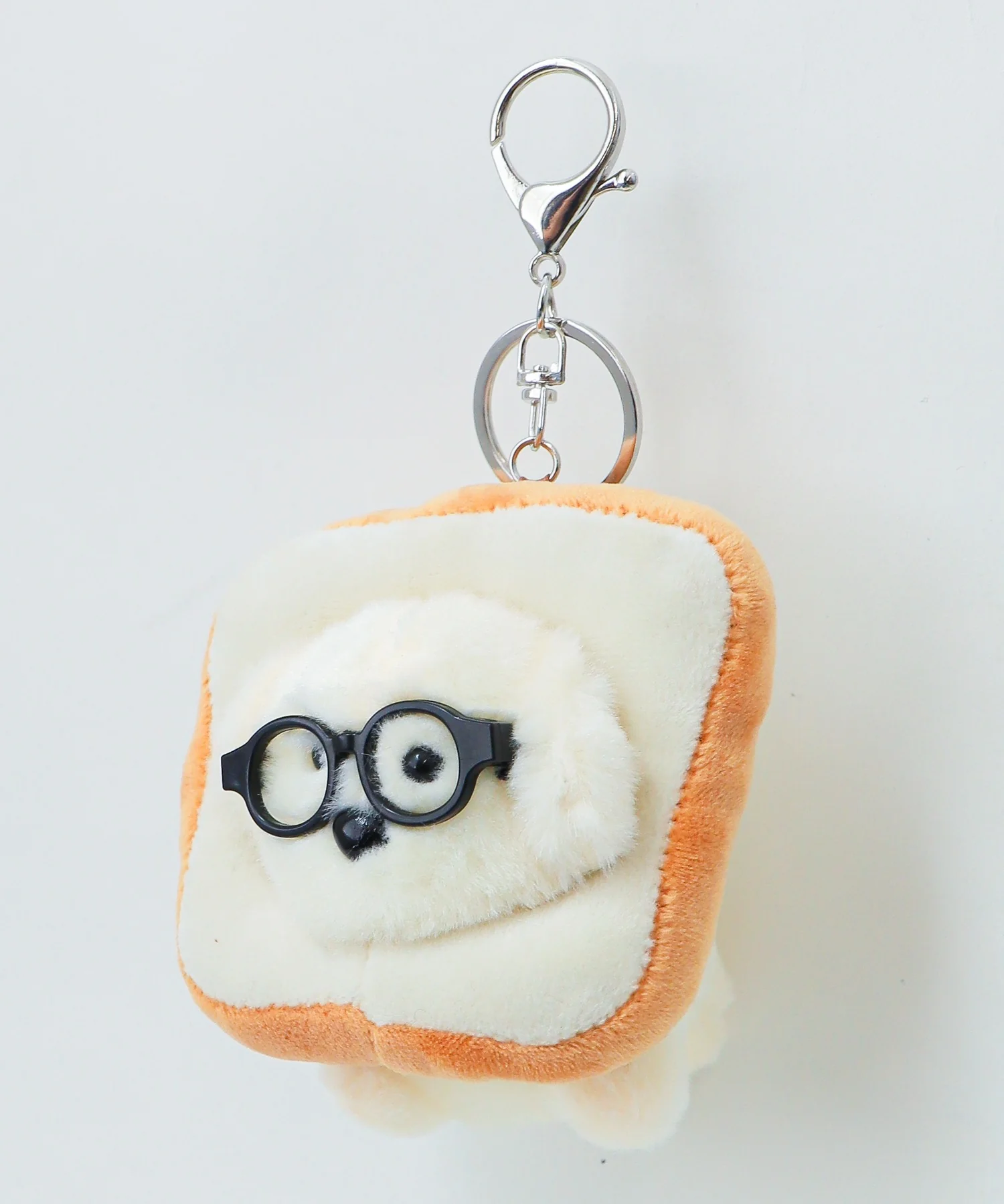 メガネドッグぬいぐるみキーホルダー