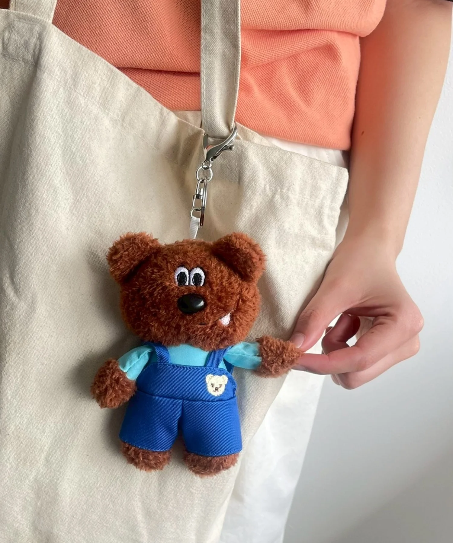 ぺろりんベアぬいぐるみキーホルダー - Image 2