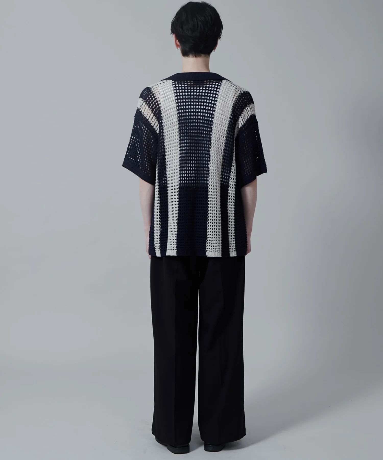 マルチストライプニットシャツ(S) - Image 16