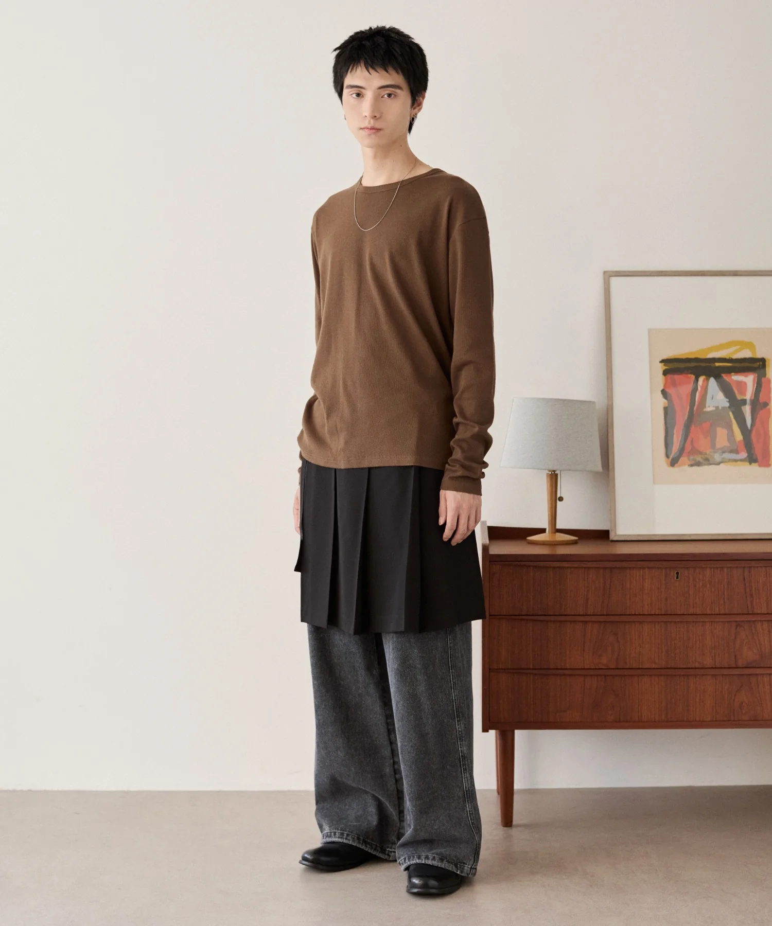 タイトフィットリブT(LS) - Image 4