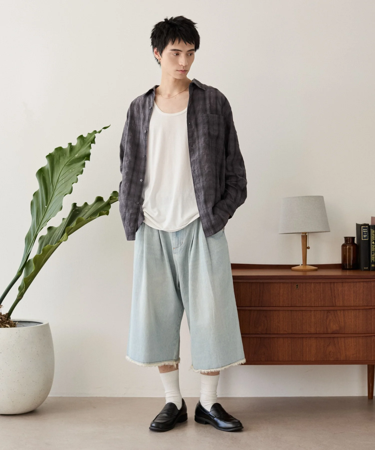 クロップドワイドデニムパンツ - Image 15