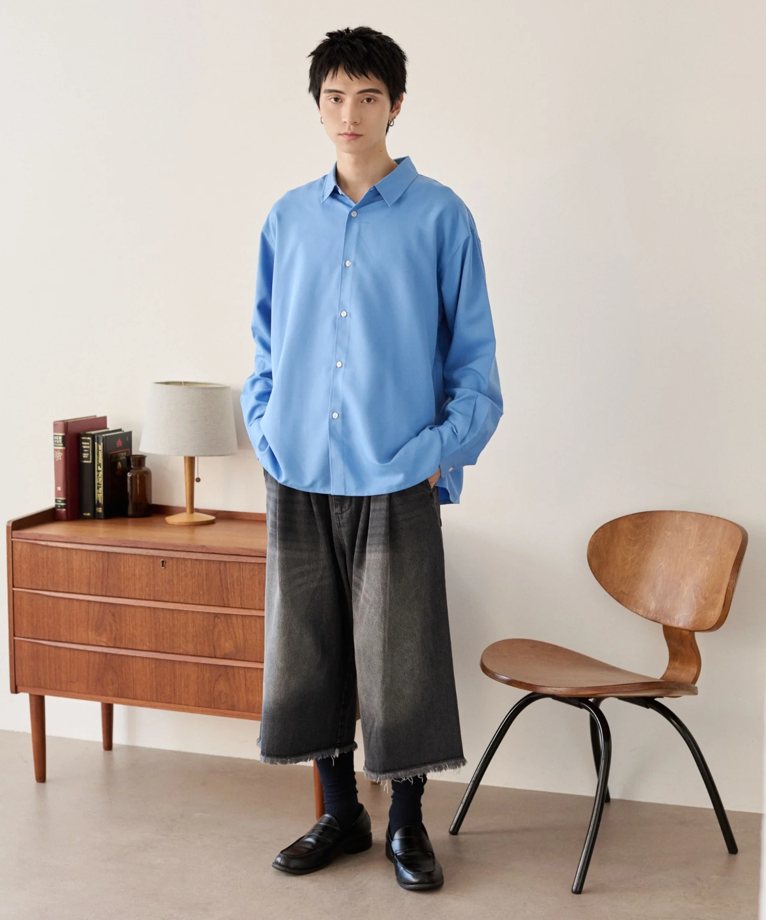 クロップドワイドデニムパンツ - Image 4