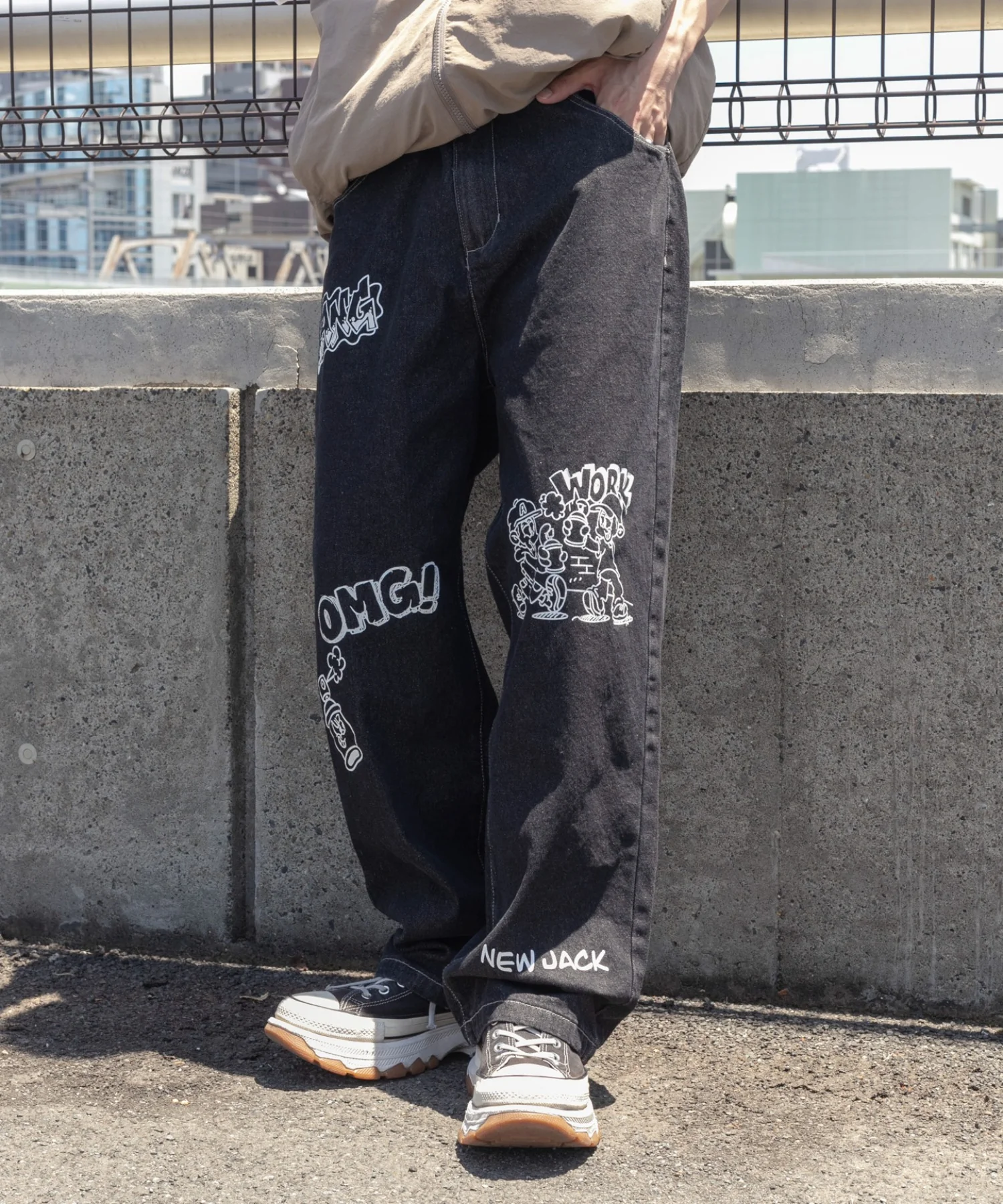 別注NEW JACKワイドデニムパンツ - Image 2