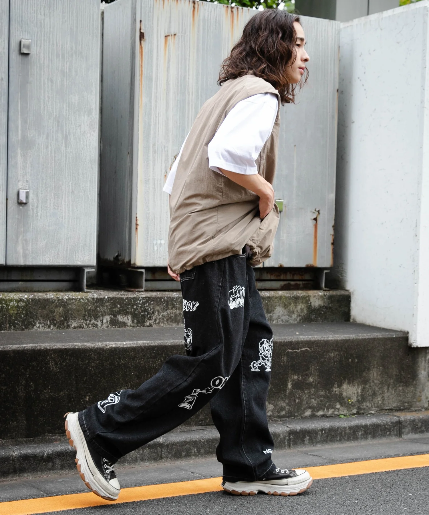 別注NEW JACKワイドデニムパンツ - Image 4