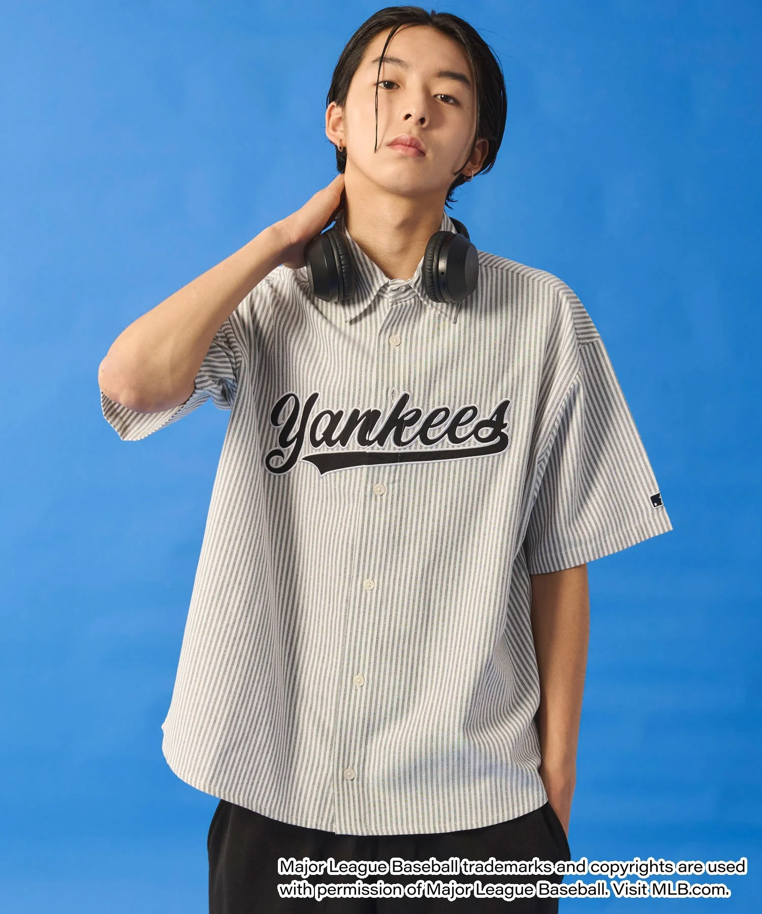 別注MLBストライプグラフィックシャツ（SS） - Image 4