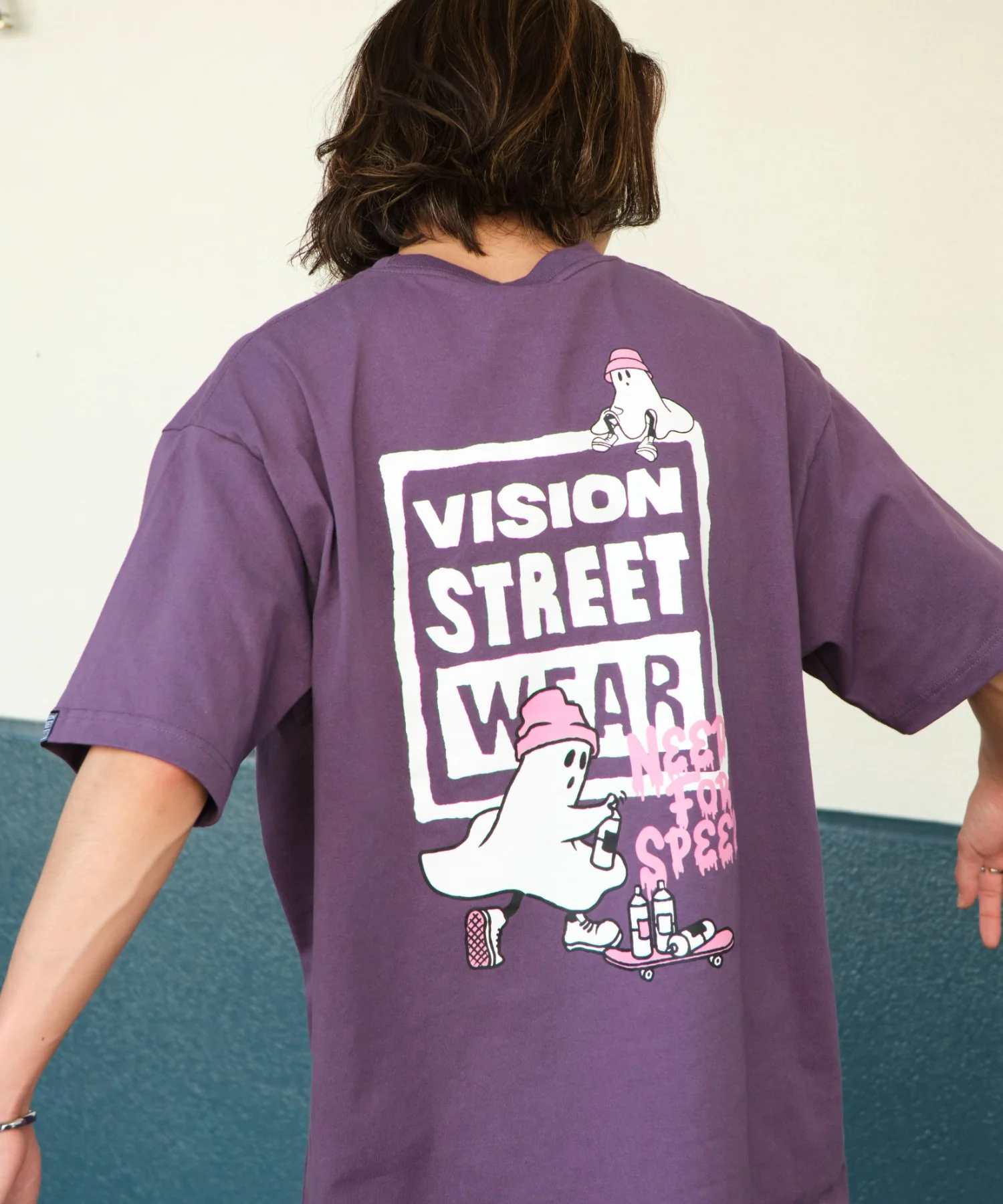 別注VISIONボックスロゴゴーストスケーターT(SS) - Image 2