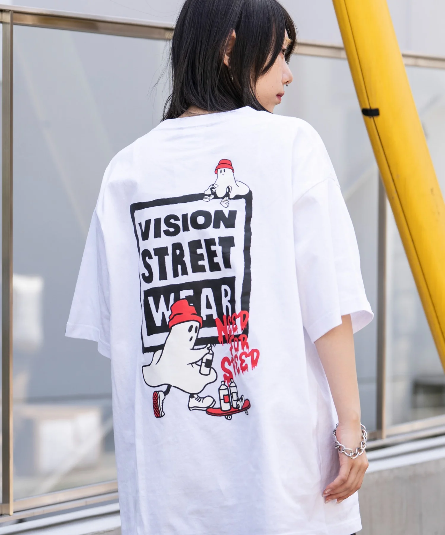 別注VISIONボックスロゴゴーストスケーターT(SS) - Image 24