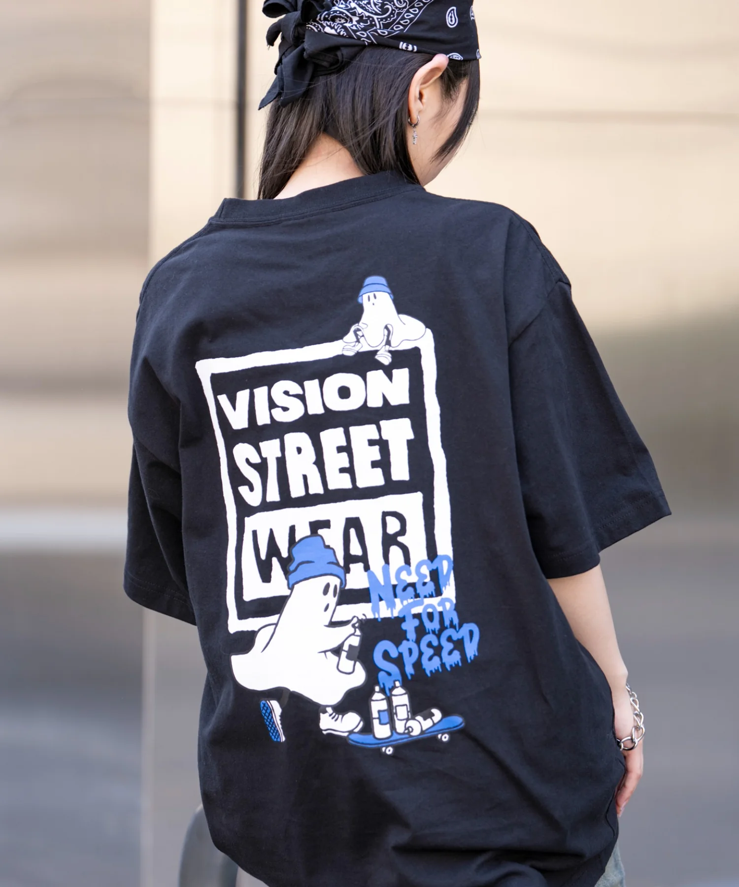 別注VISIONボックスロゴゴーストスケーターT(SS) - Image 35