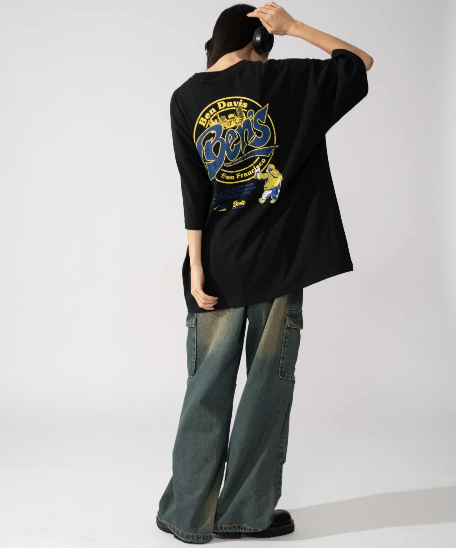 別注BENDAVISサークルロゴグラフィックT(SS) - Image 6