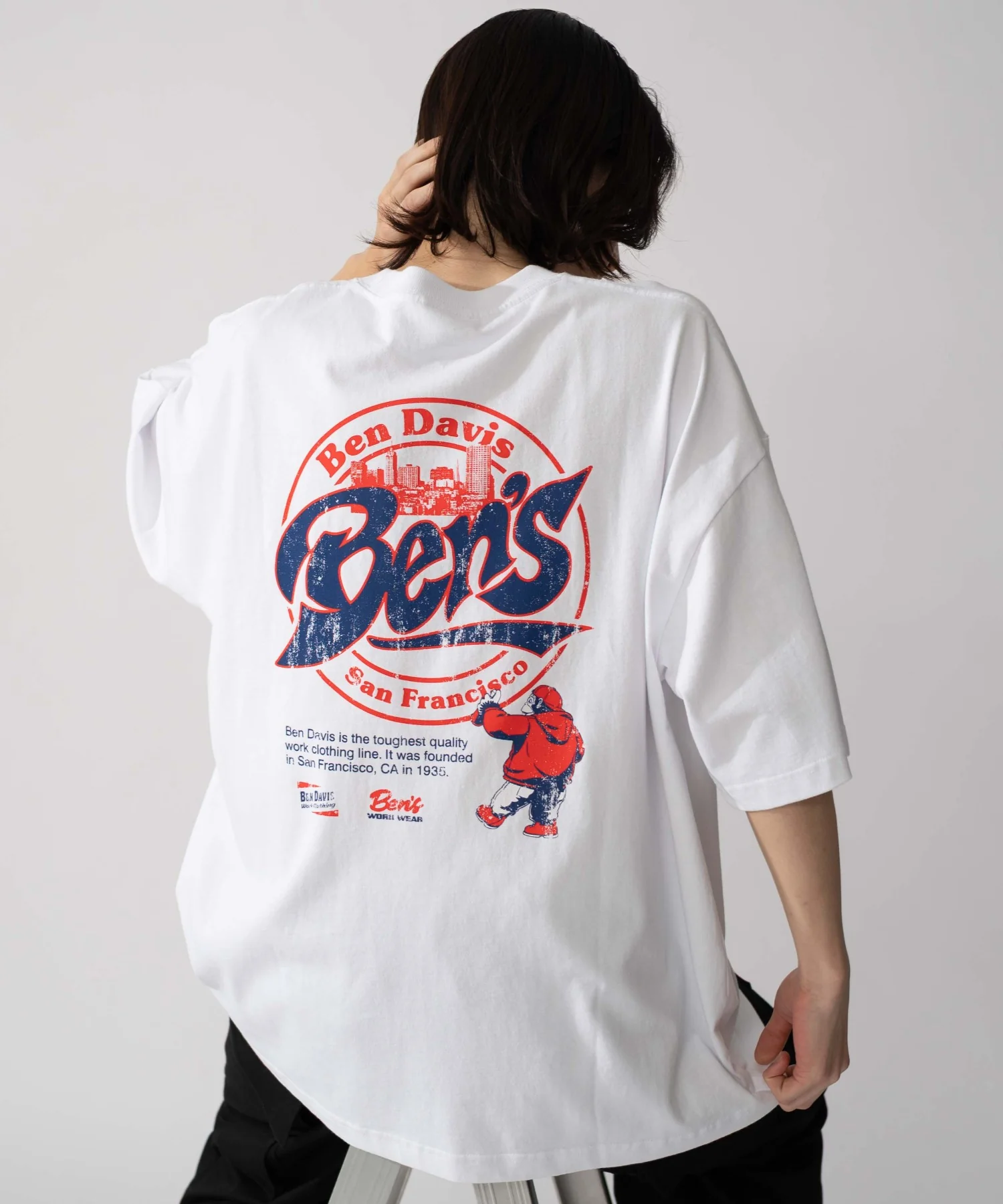 別注BENDAVISサークルロゴグラフィックT(SS) - Image 9