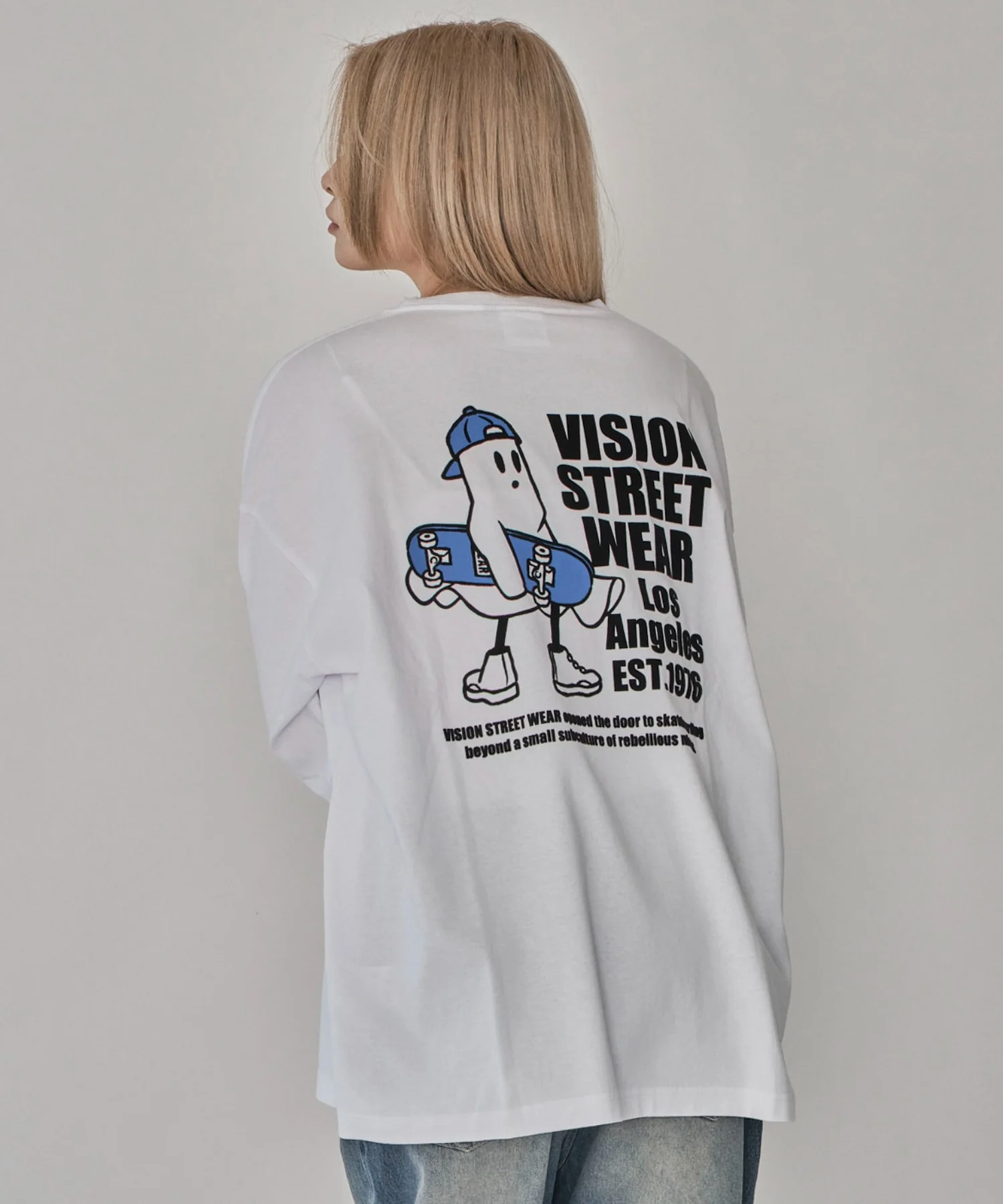別注VISIONゴーストスケータープリントT(LS) - Image 15