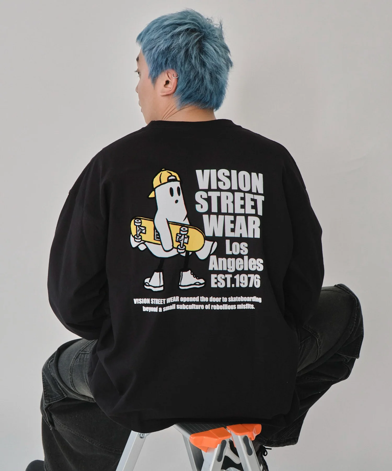 別注VISIONゴーストスケータープリントT(LS) - Image 19