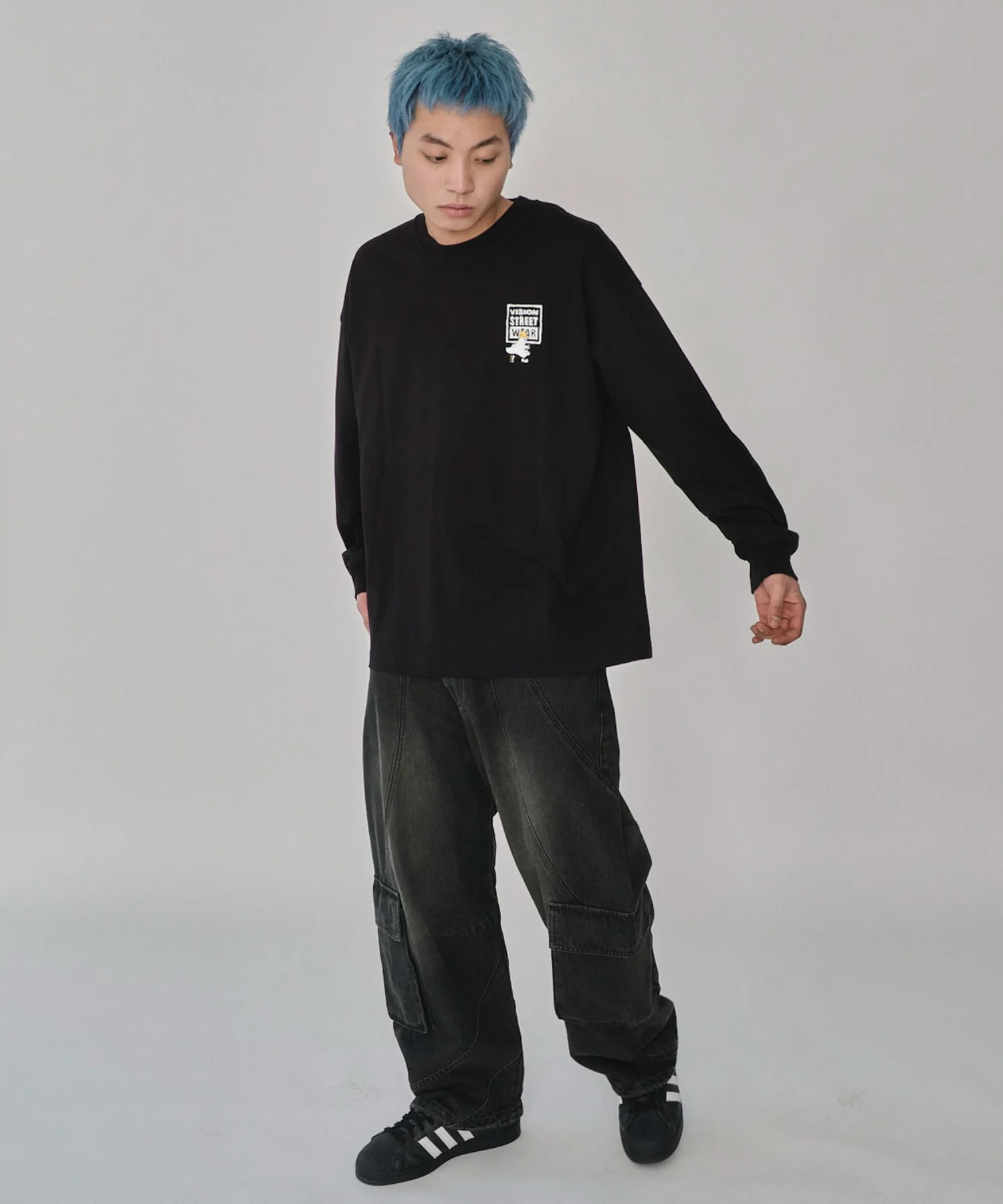 別注VISIONゴーストスケータープリントT(LS) - Image 6
