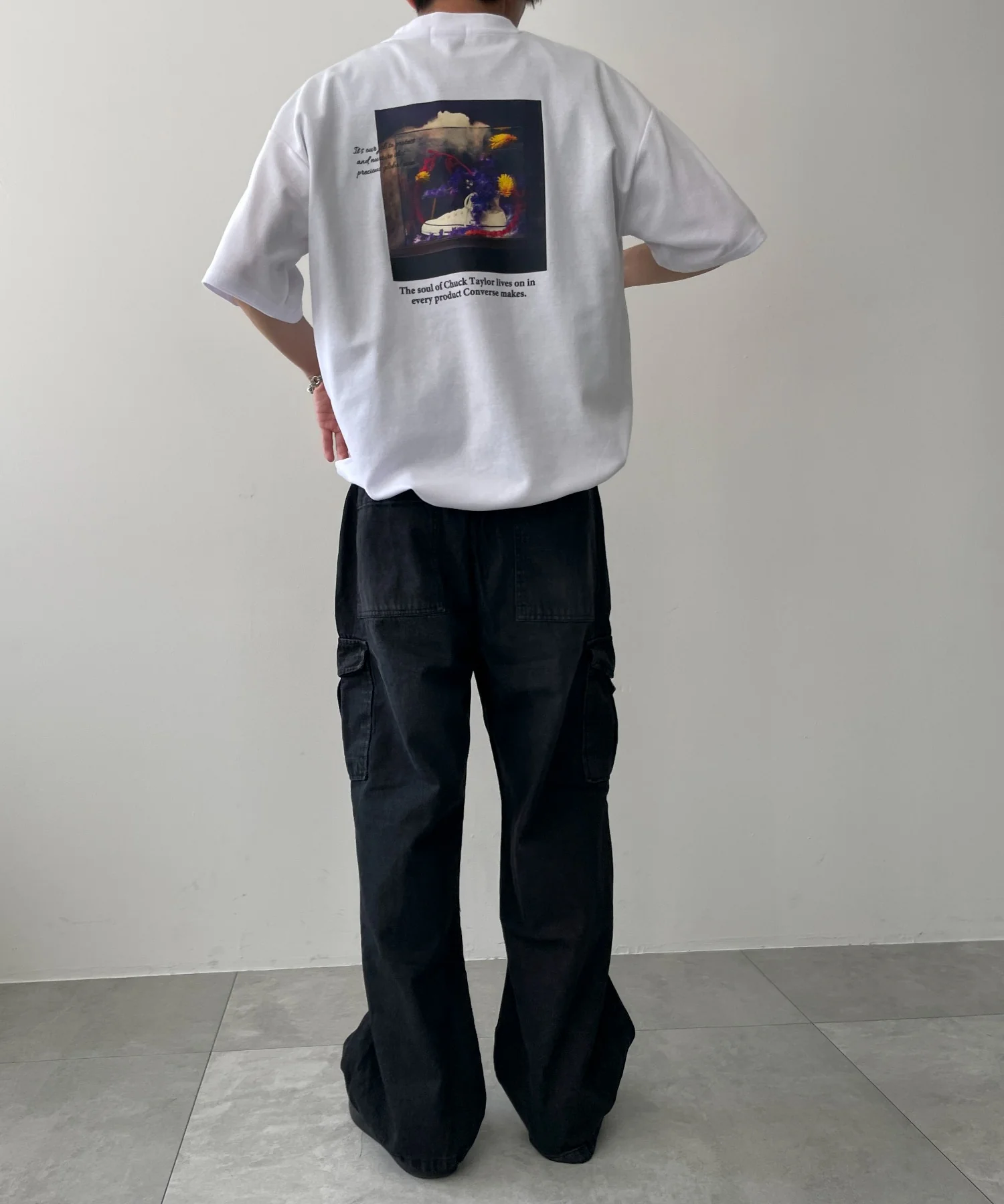 CONVERSEフォトプリントドロストT - Image 10