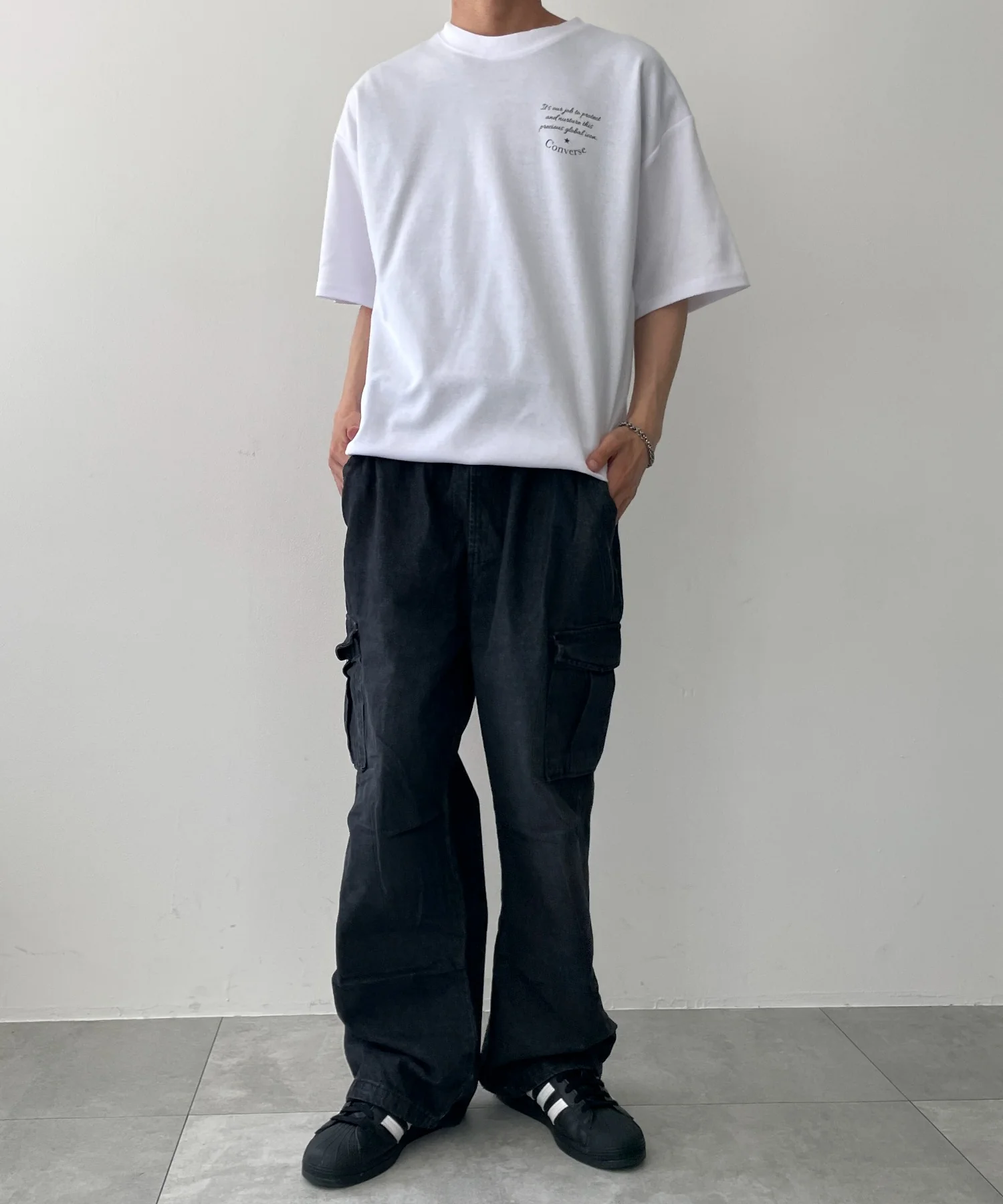 CONVERSEフォトプリントドロストT - Image 3