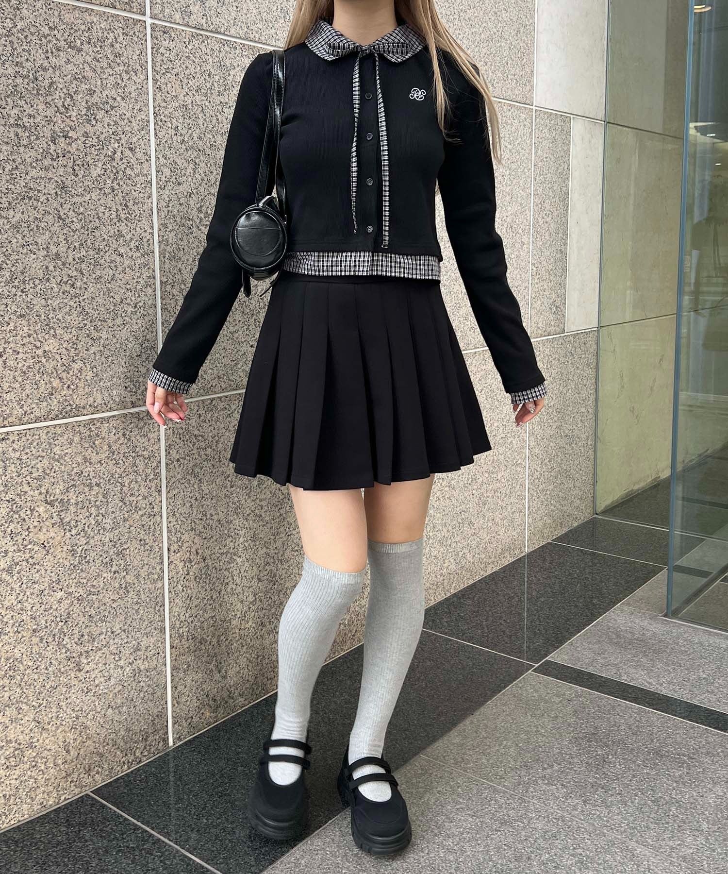 チェックドッキングリブカーディガン - Image 18
