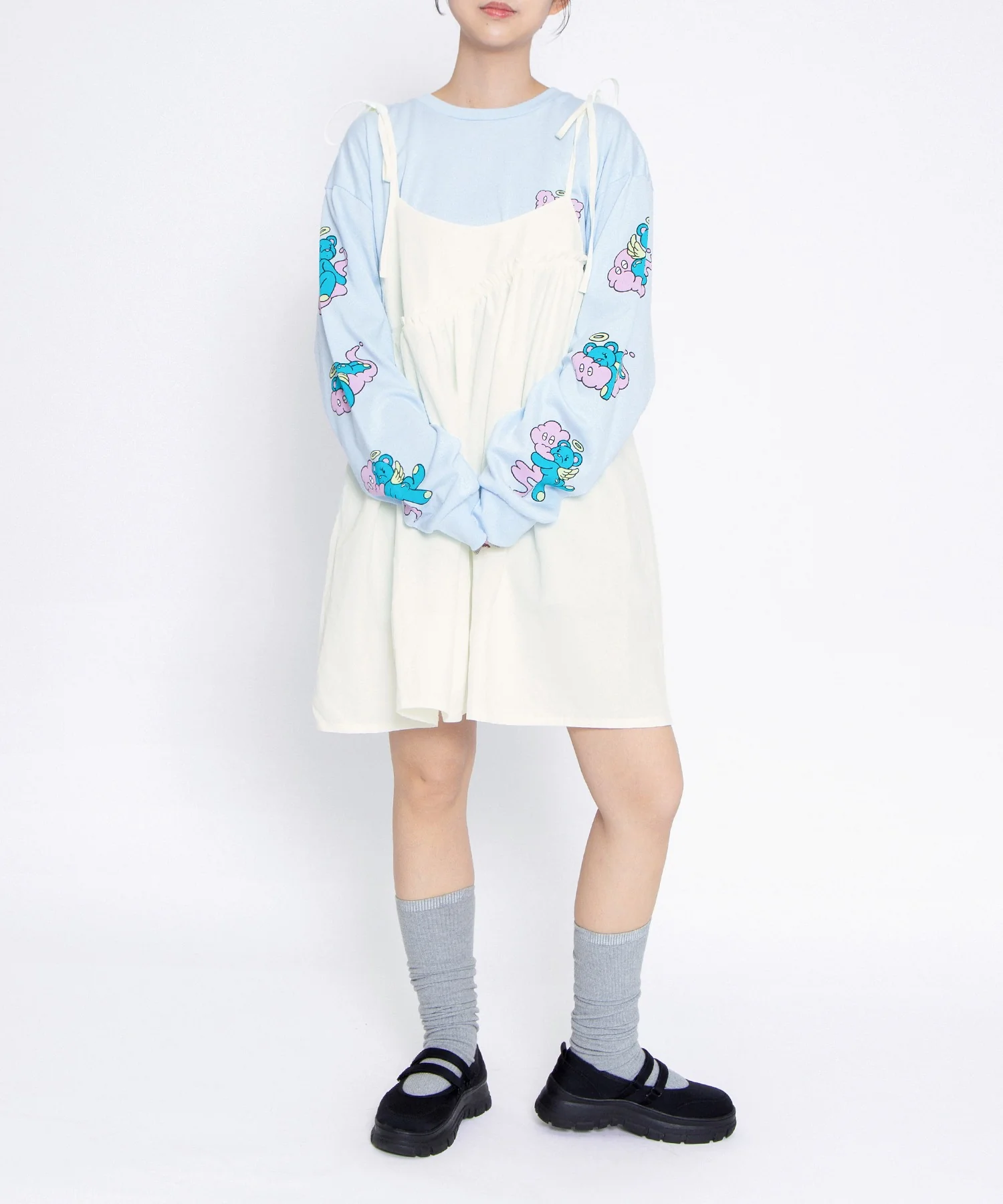 ナイロンリメイクキャミワンピース - Image 16