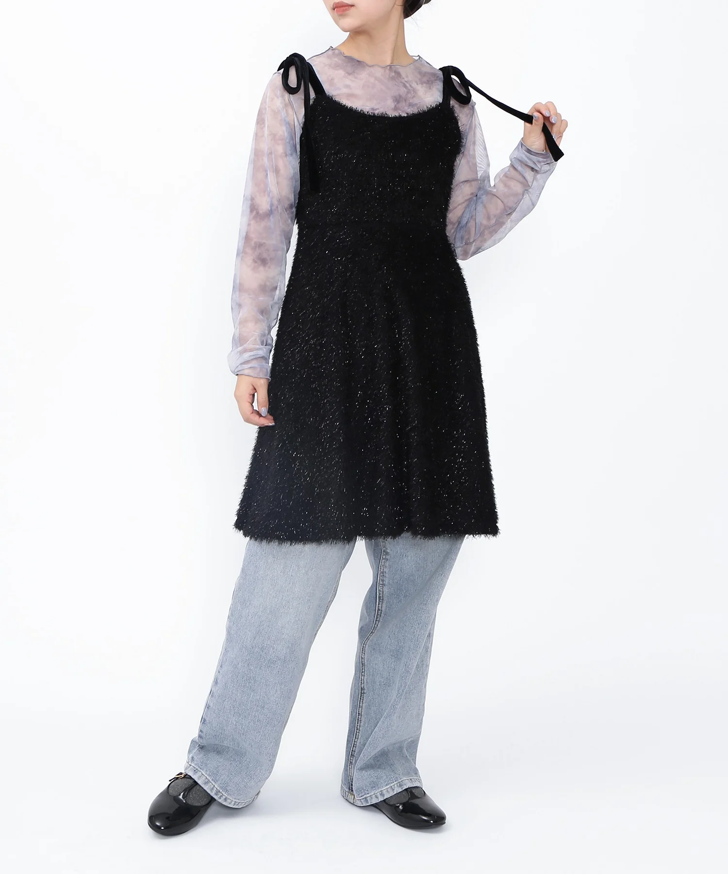 ショルダーリボンキャミワンピース - Image 14