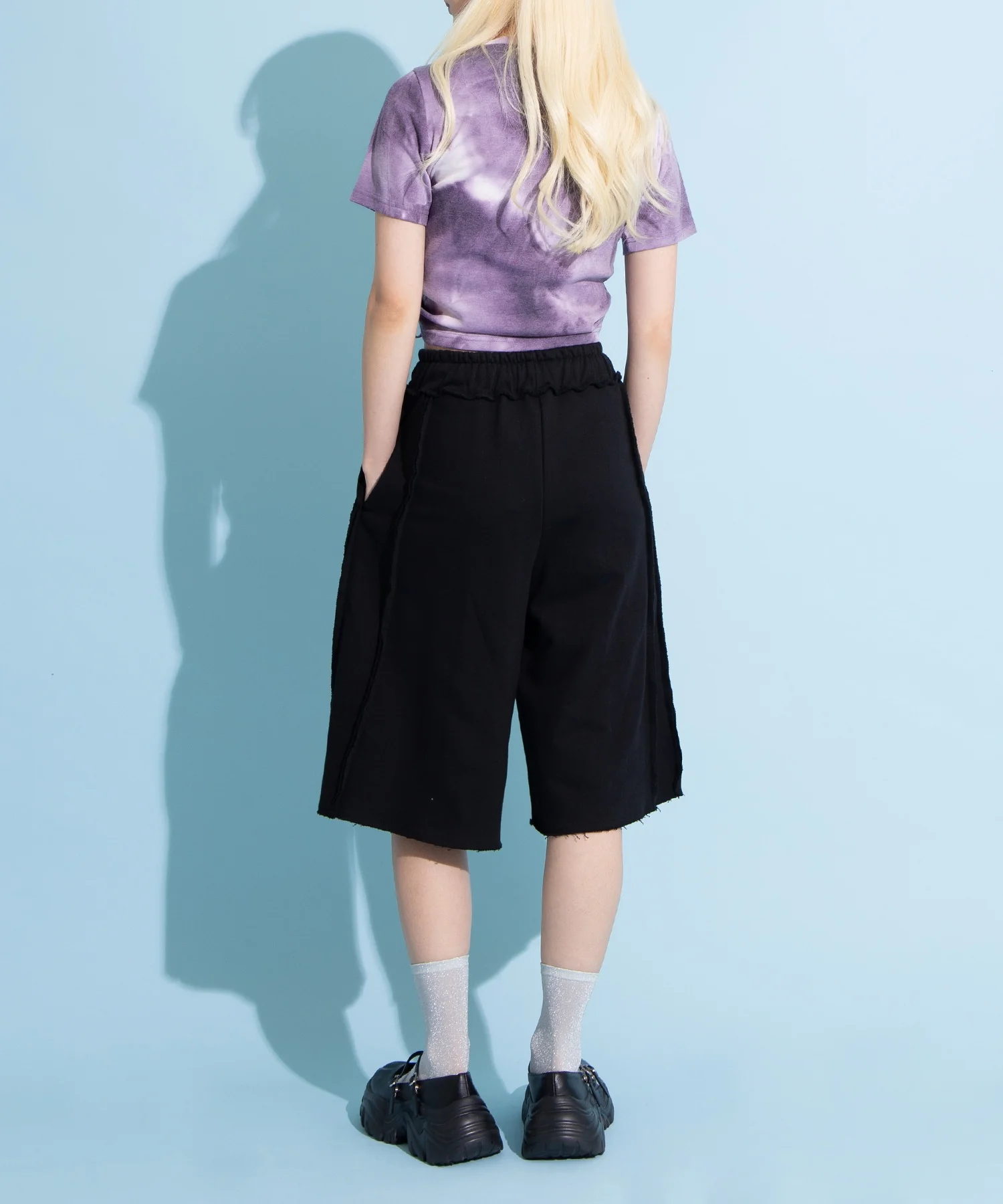 カットオフハーフスウェットパンツ - Image 7