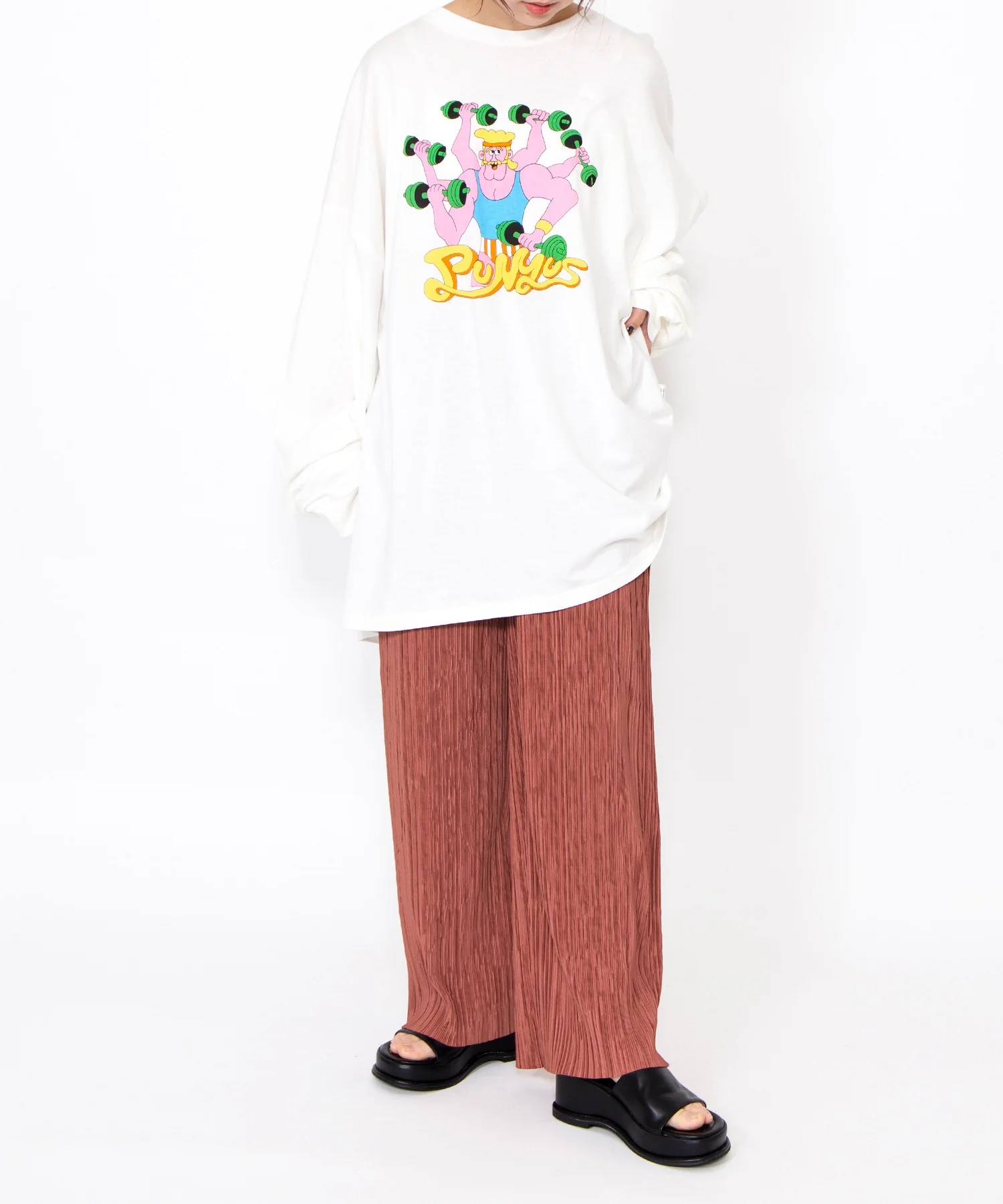 セルフカットプリーツパンツ - Image 8