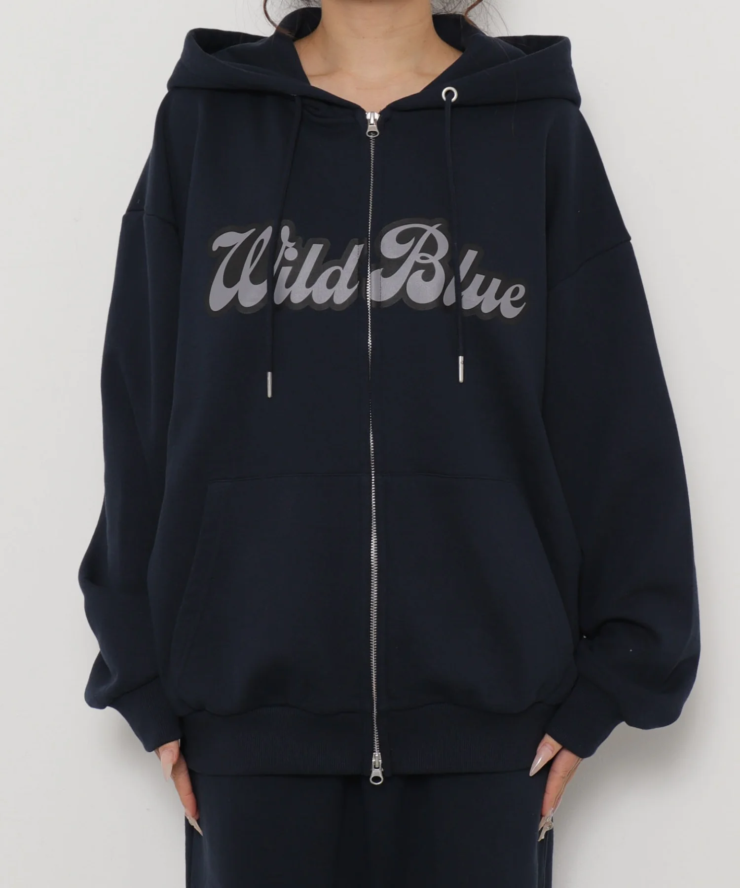 WILD BLUE　グラフィックZIPパーカー - Image 12