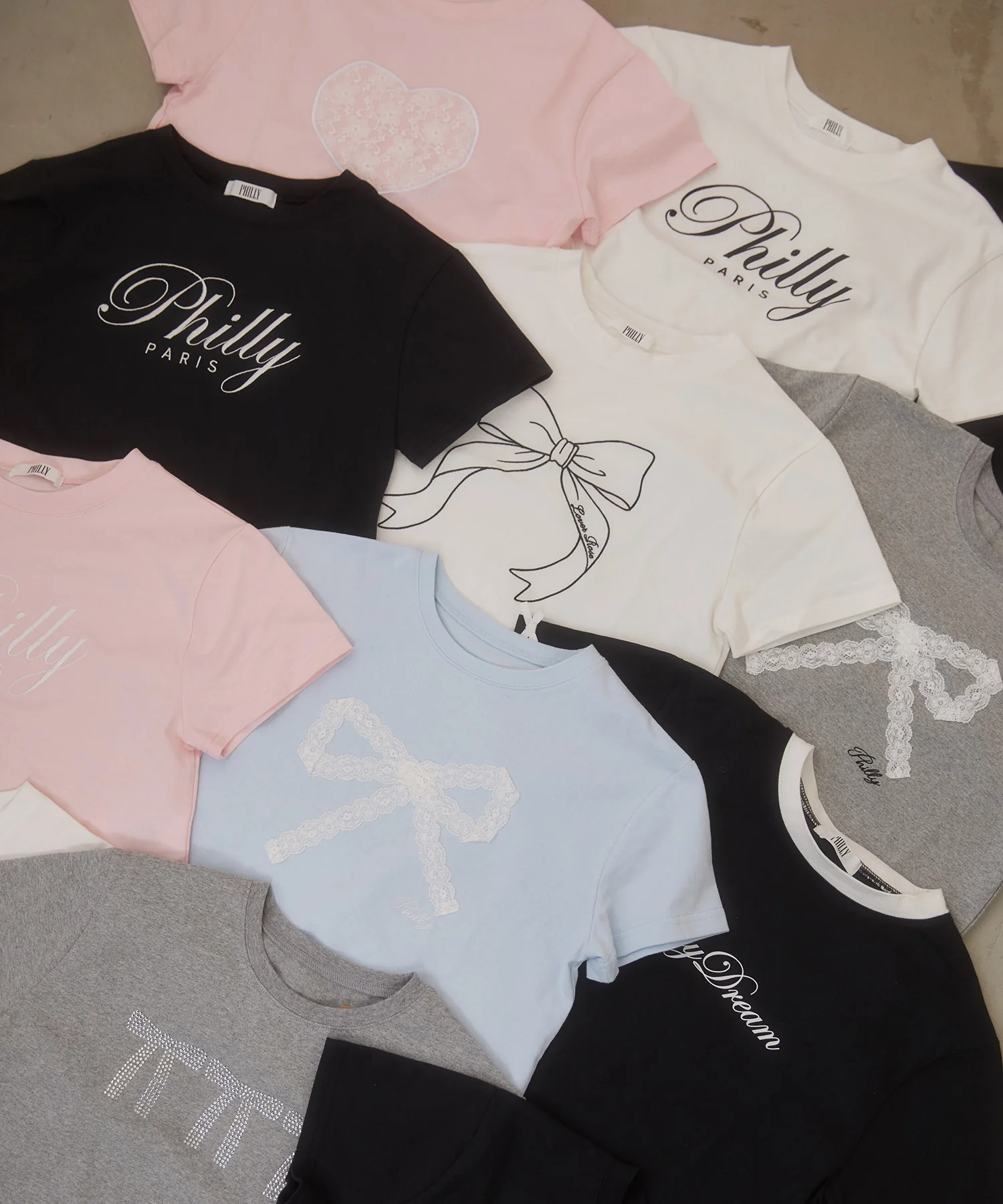 ハートレースワッペンTシャツ - Image 18