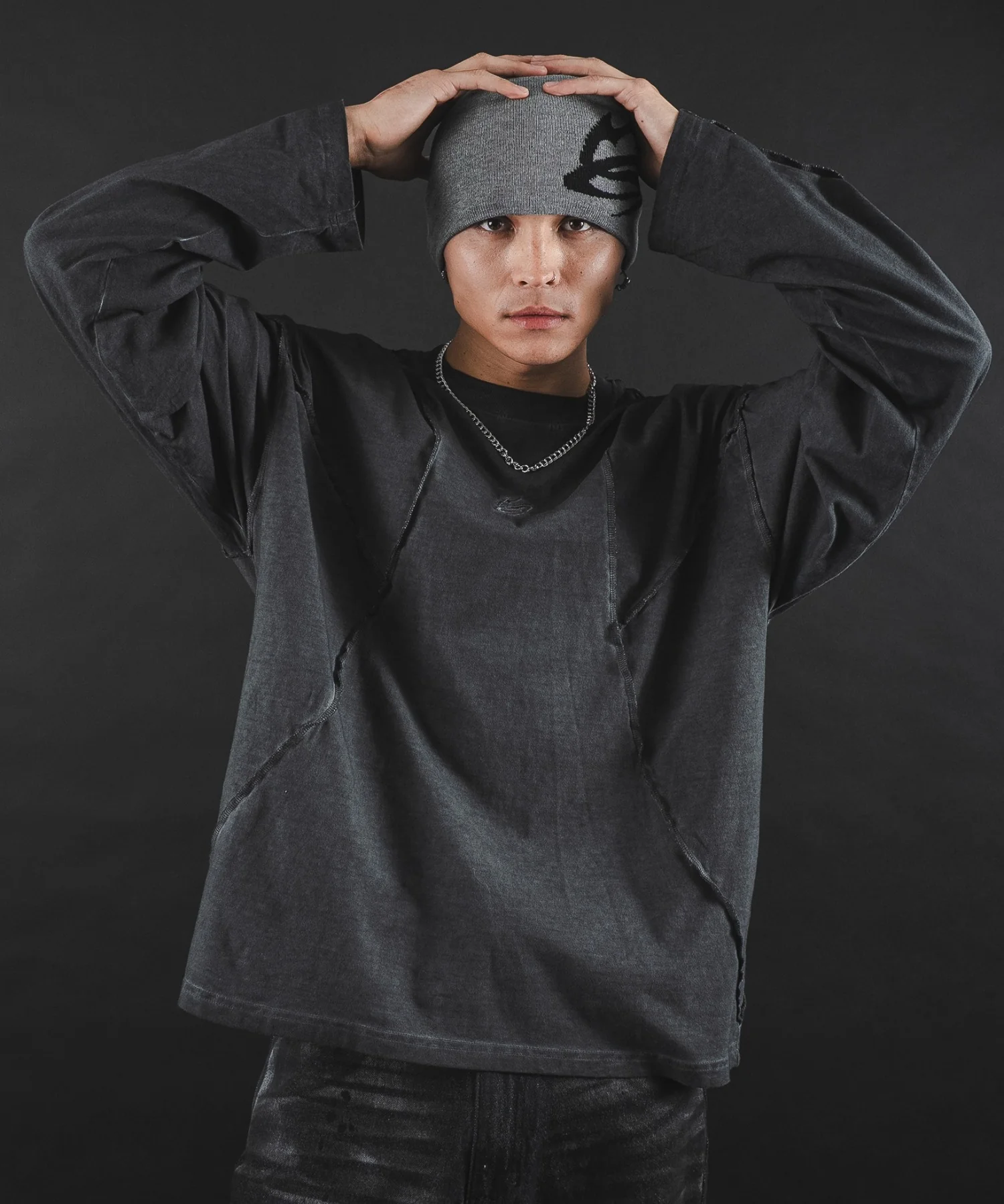 MA55IVE コールドダイスウィッチングロゴT(LS) - Image 5