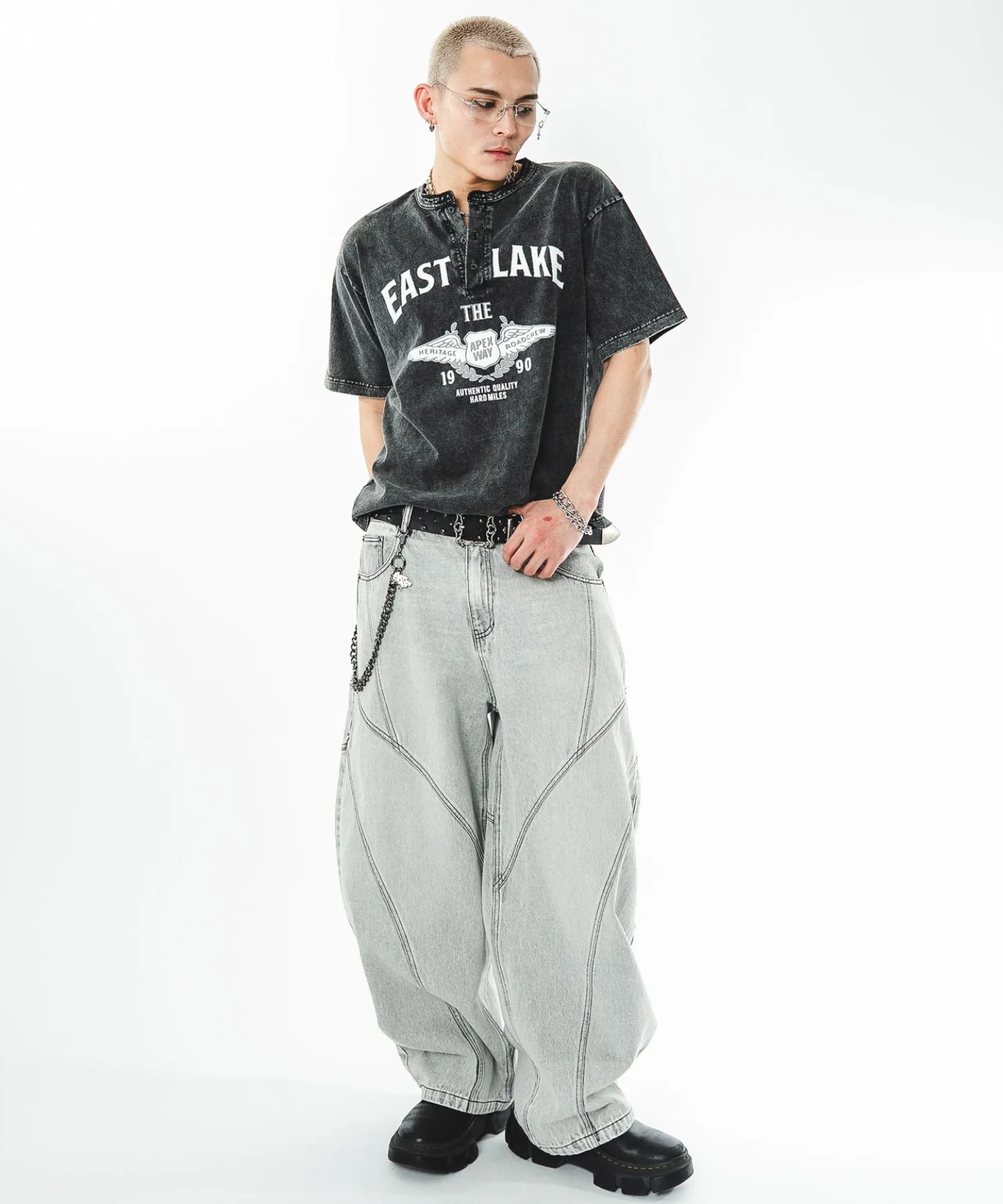 グラフィックヘンリーネックT（SS） - Image 19