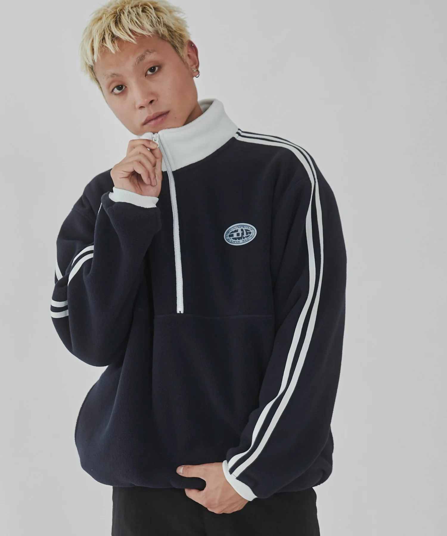 フリース　ワンポイントハーフZIPプルオーバー - Image 17