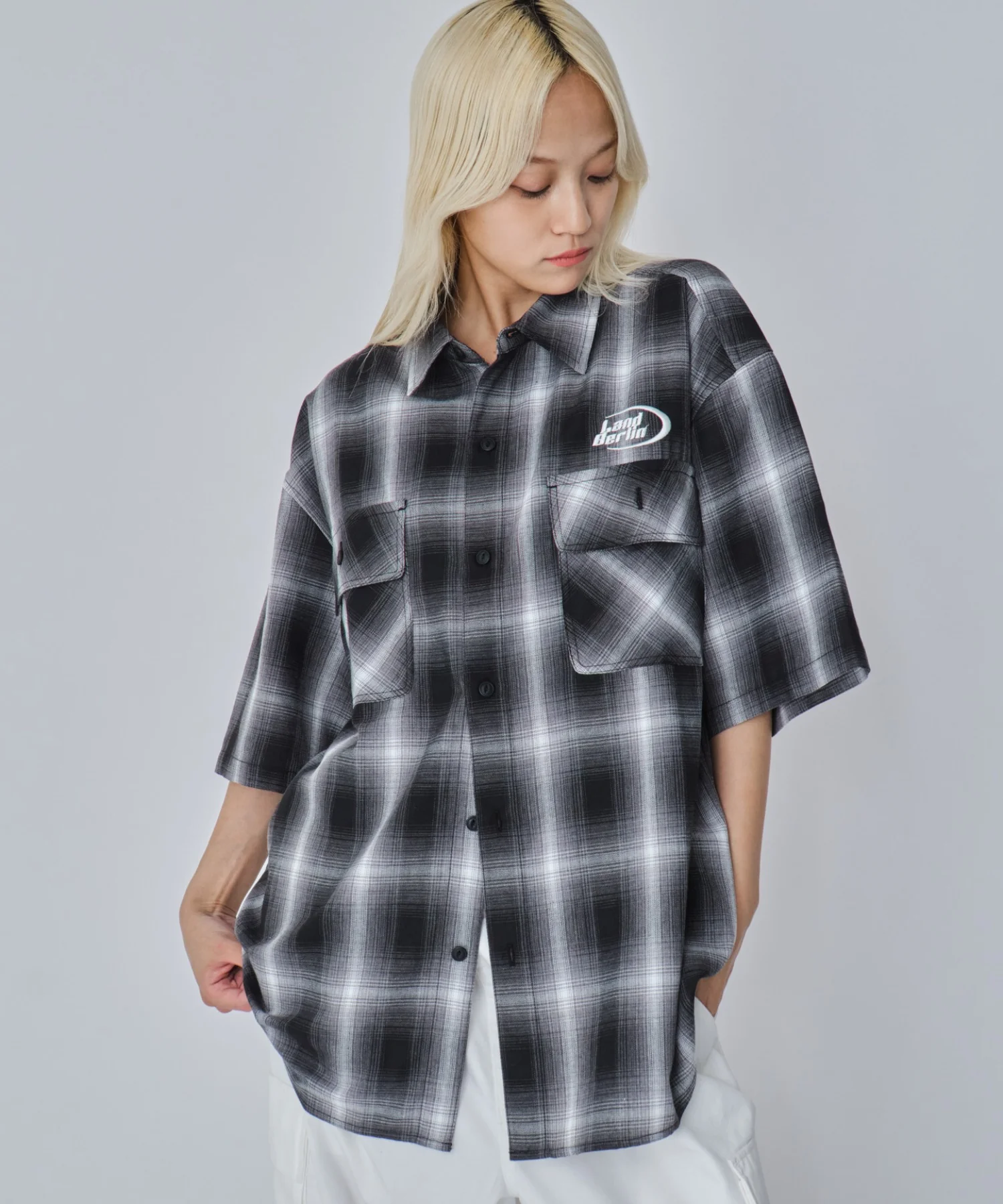 グラフィックオンブレチェックシャツ(SS) - Image 42