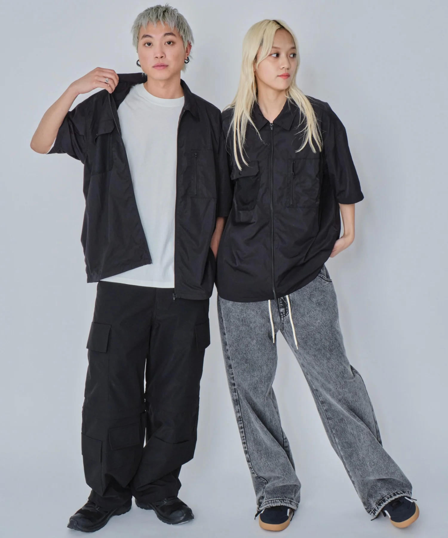 ナイロンメッシュZIPシャツ(SS) - Image 2