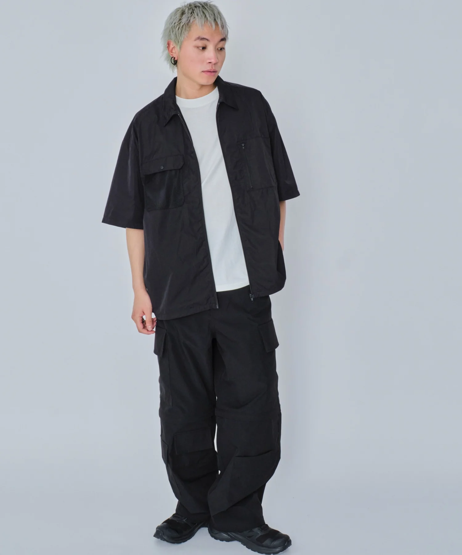 ナイロンメッシュZIPシャツ(SS) - Image 3
