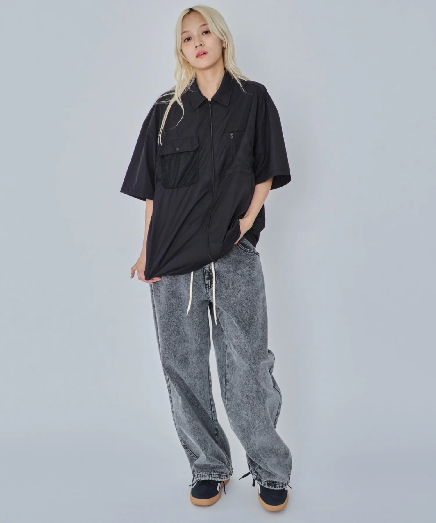 ナイロンメッシュZIPシャツ(SS) - Image 4