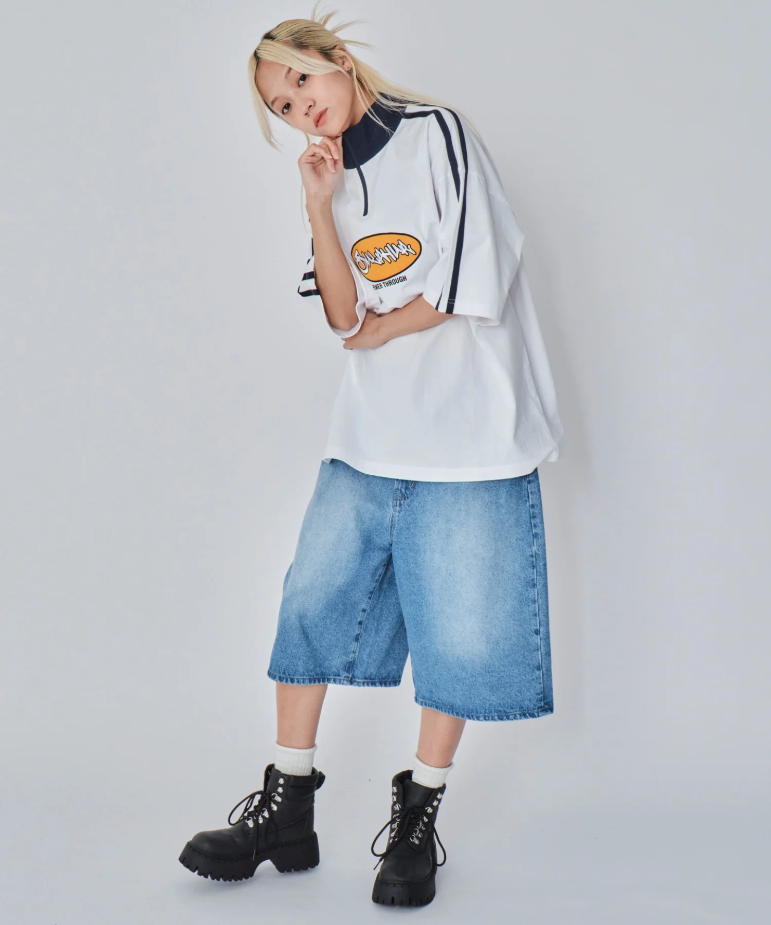 ヘビーウェイトハーフジップT(SS) - Image 14