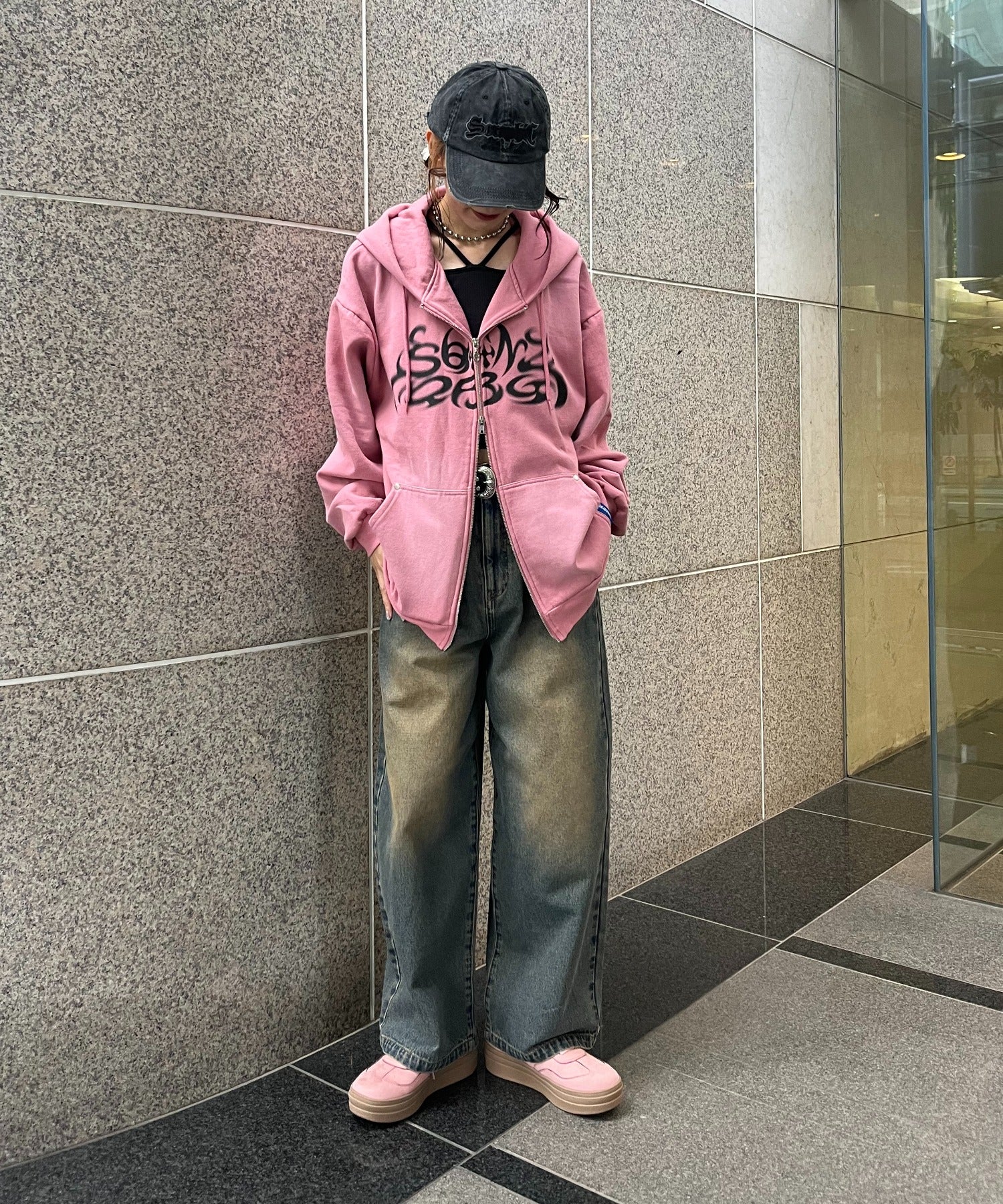 SEQUENZ ロゴフェードZIPパーカー - Image 18