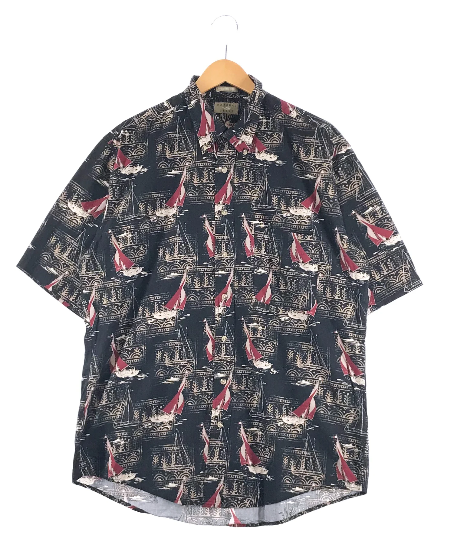 NATURAL ISSUE 半袖柄シャツ