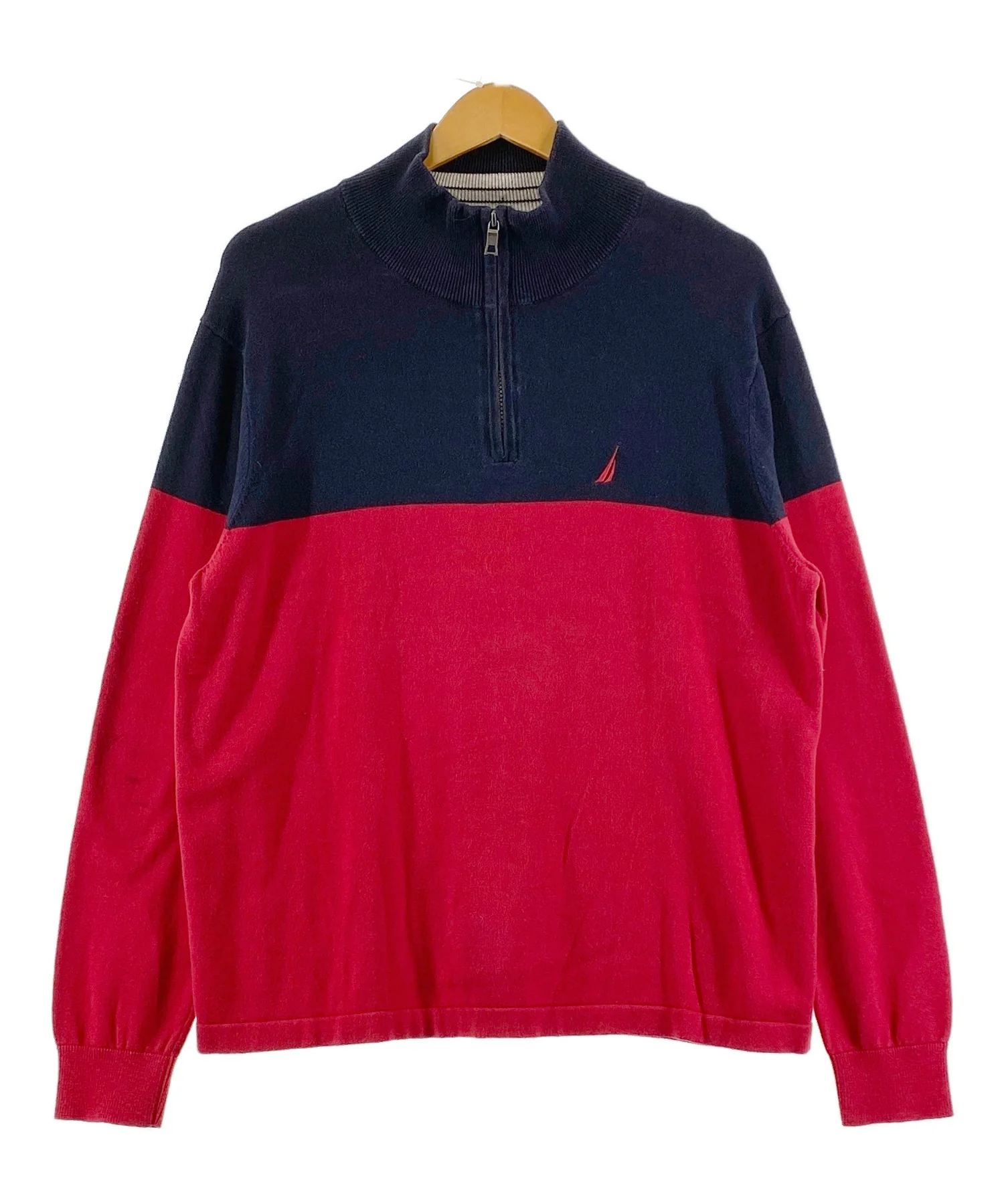 NAUTICA ブランドハーフZIPニット
