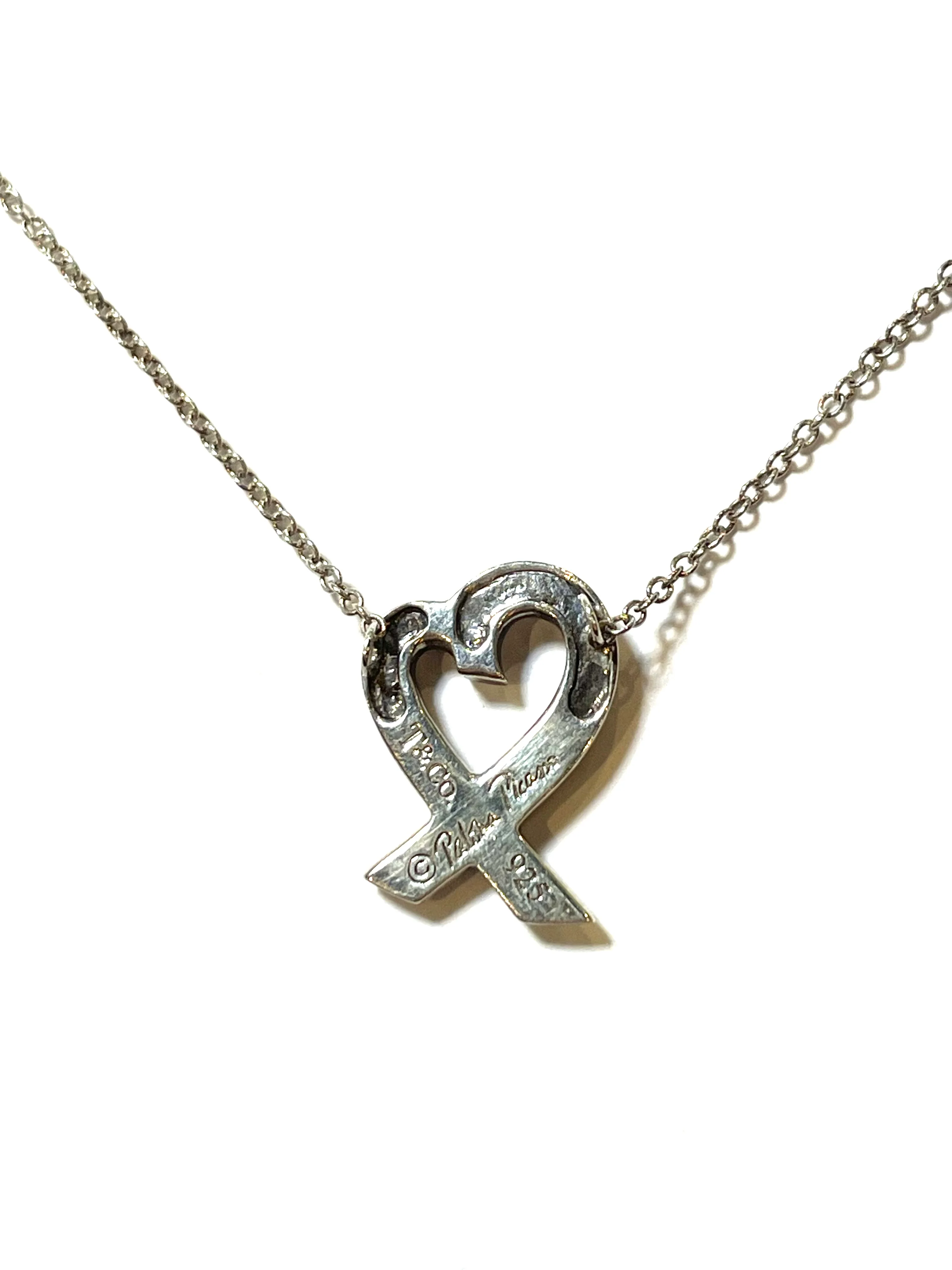 Tiffany & Co. ヴィンテージ ラビングハート ネックレス - Image 3