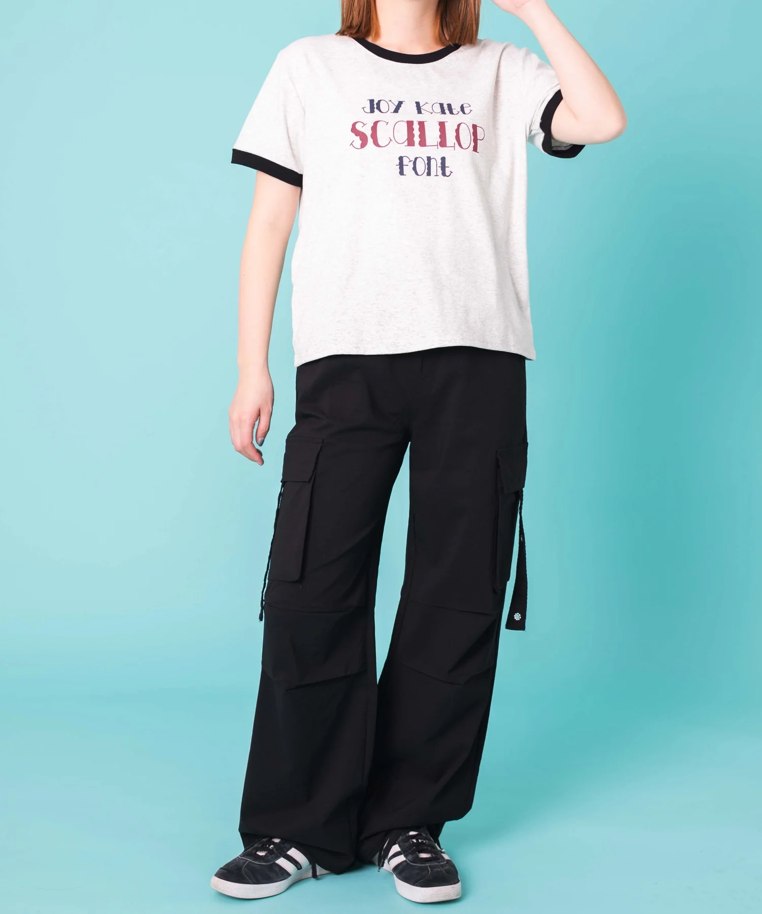 ベルト付きワイドカーゴパンツ - Image 12