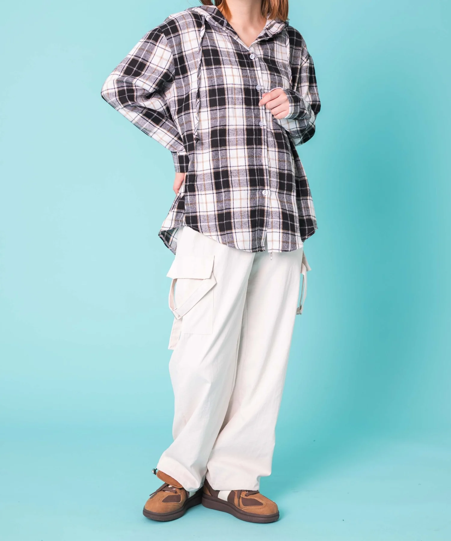 サイドベルトカーゴパンツ - Image 4