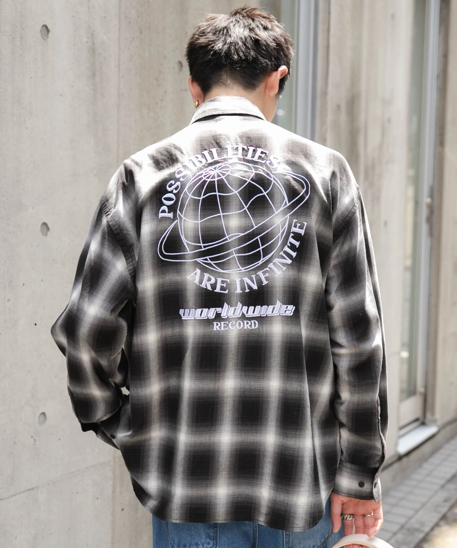 オンブレチェックグラフィックシャツ(LS) - Image 11