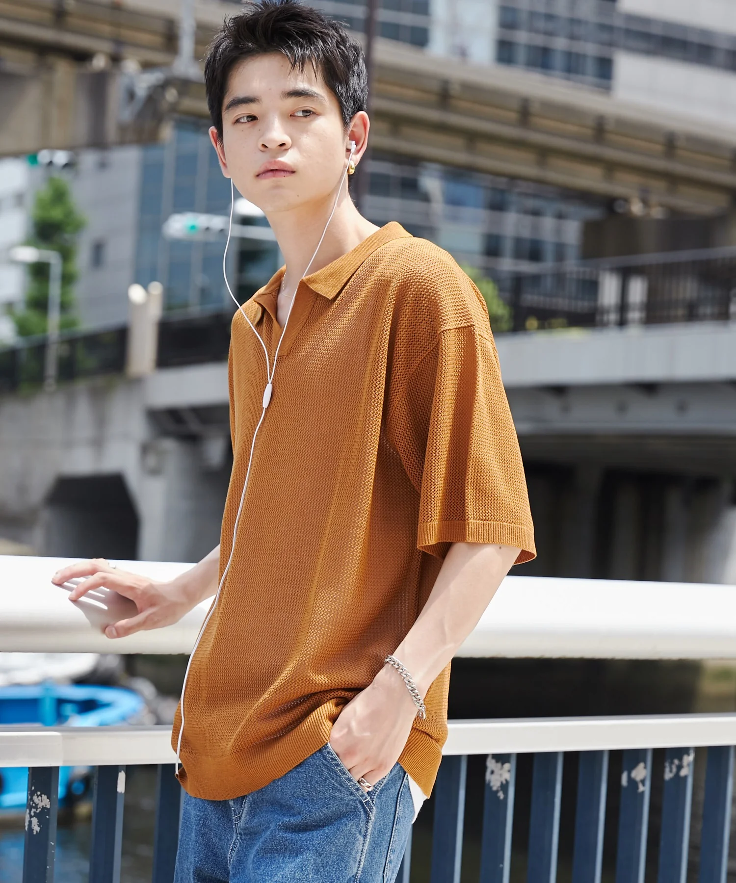 メッシュポロニットプルオーバー(S) - Image 6