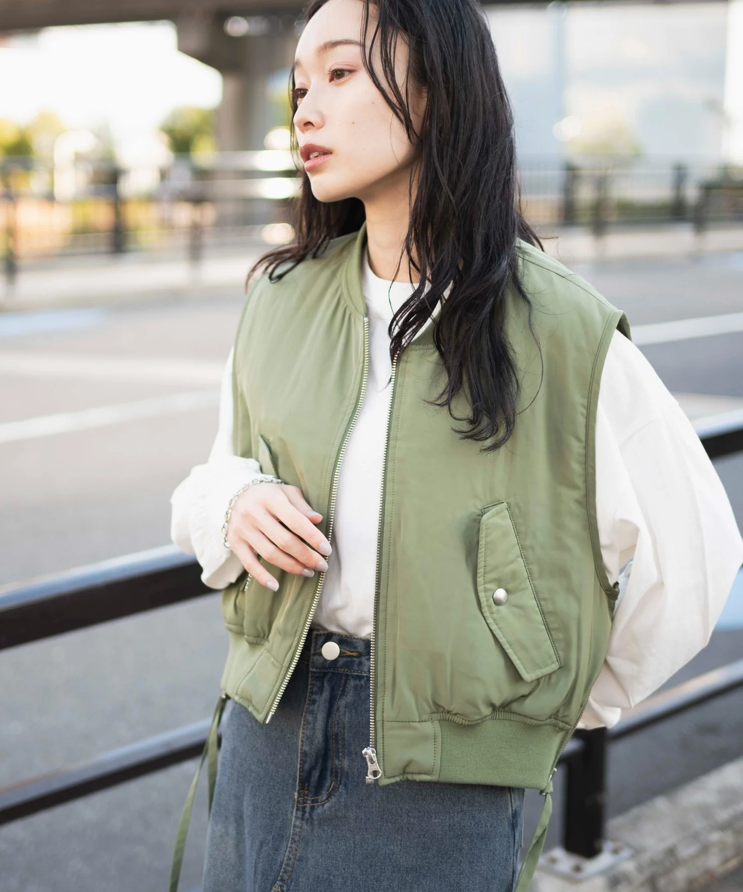 ショートMA-1ベスト - Image 2