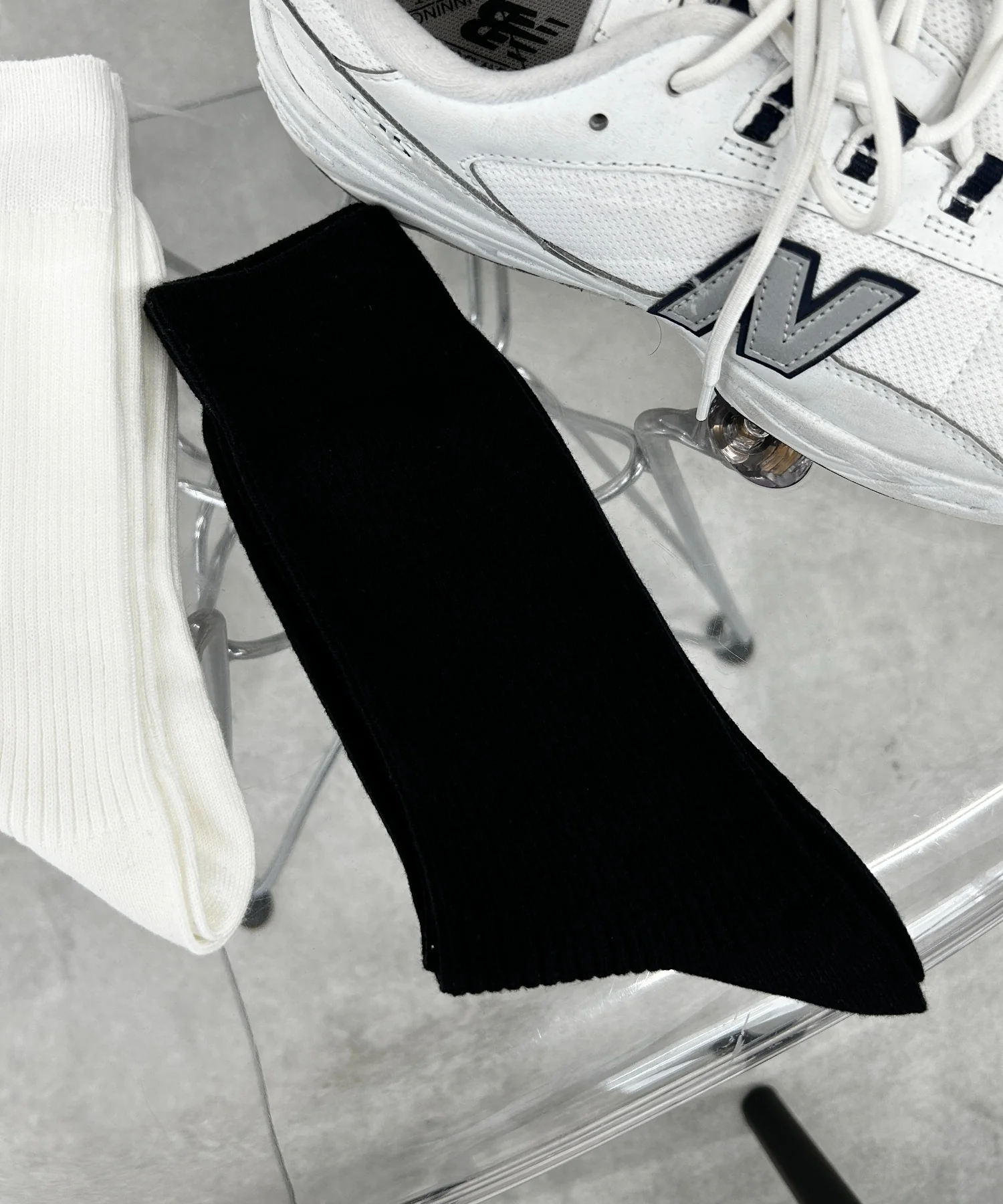 リブ無地ソックス（R）(25-27cm) - Image 2
