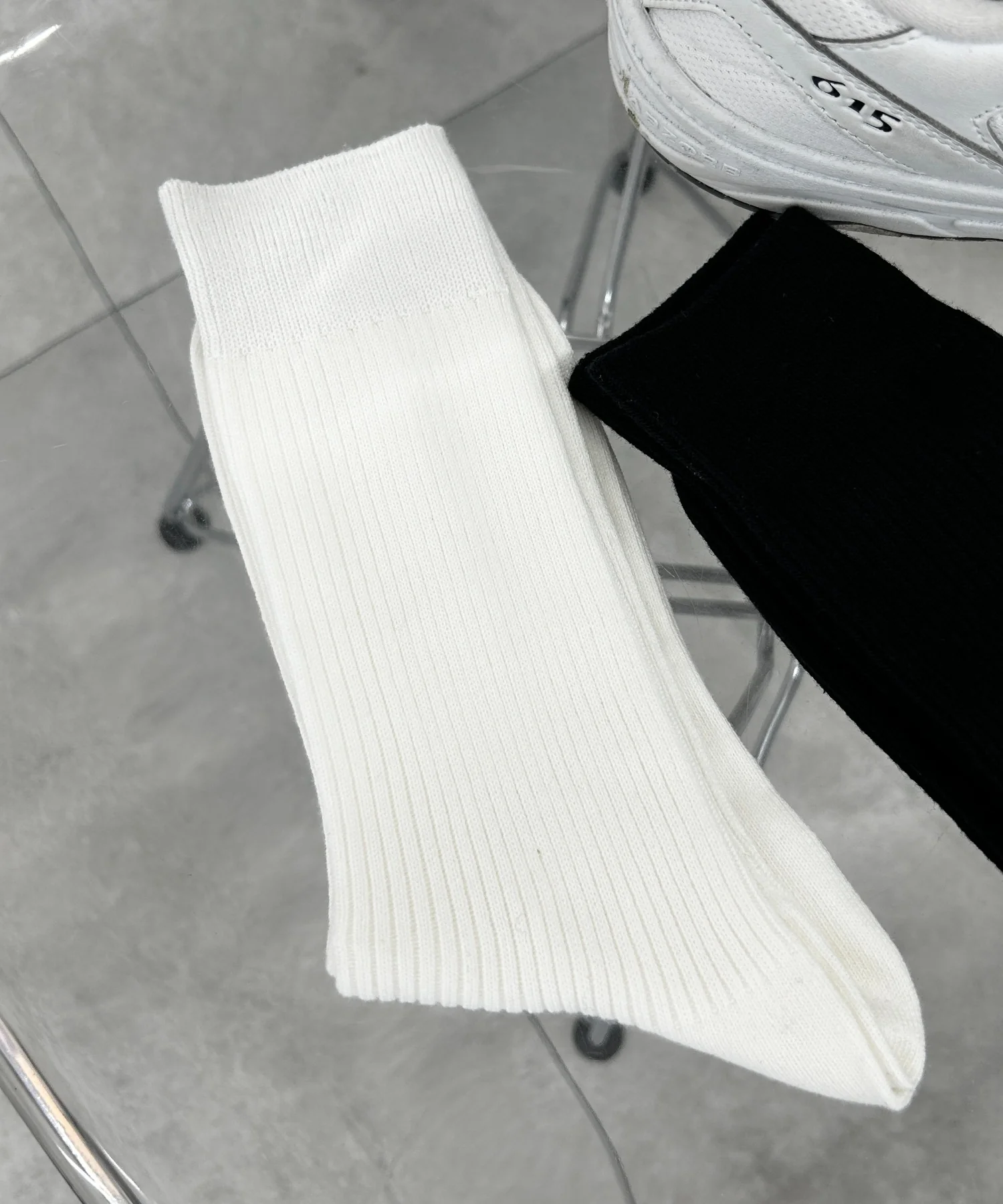 リブ無地ソックス（R）(25-27cm) - Image 4