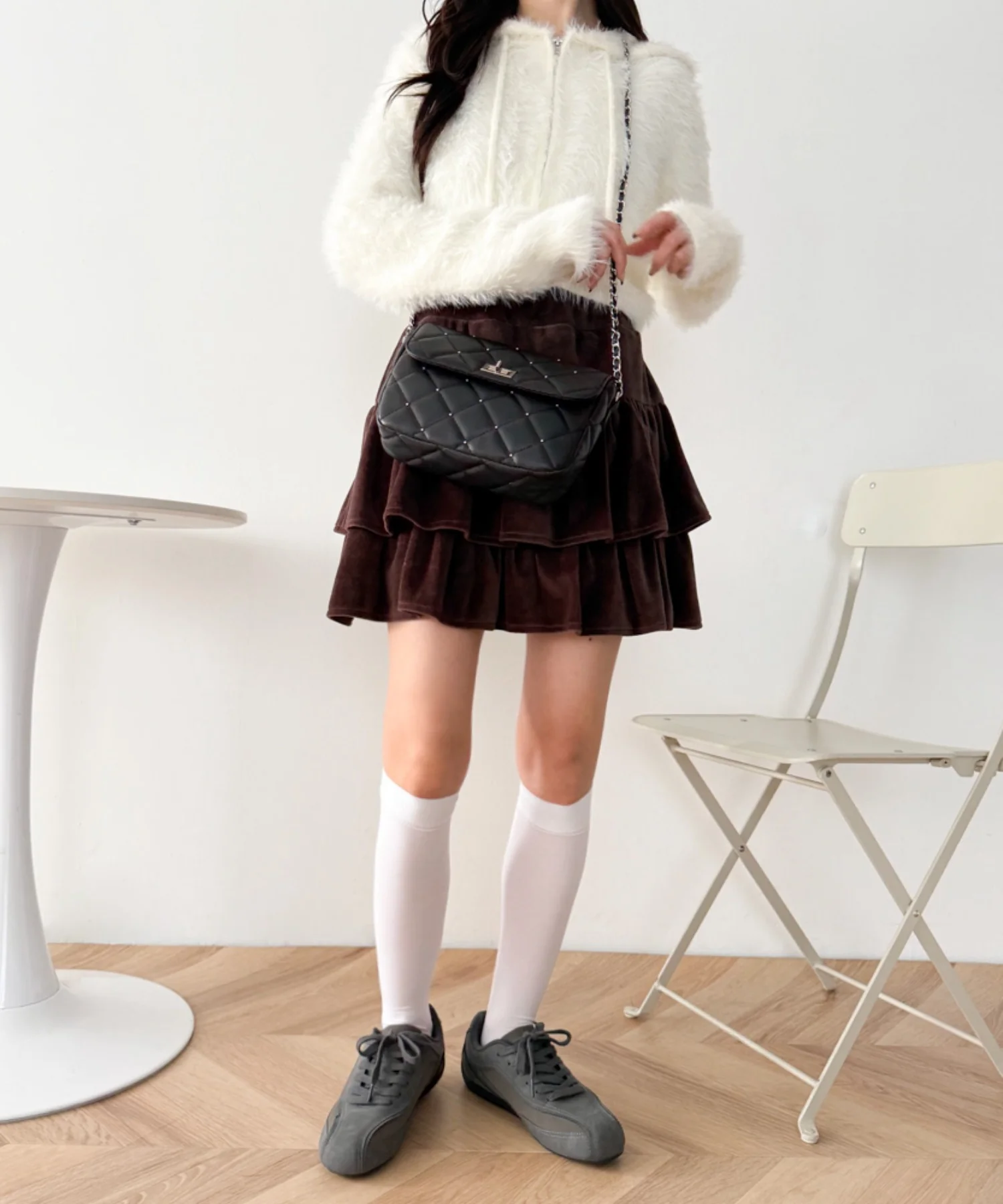 キルティングフラップチェーンショルダー - Image 16