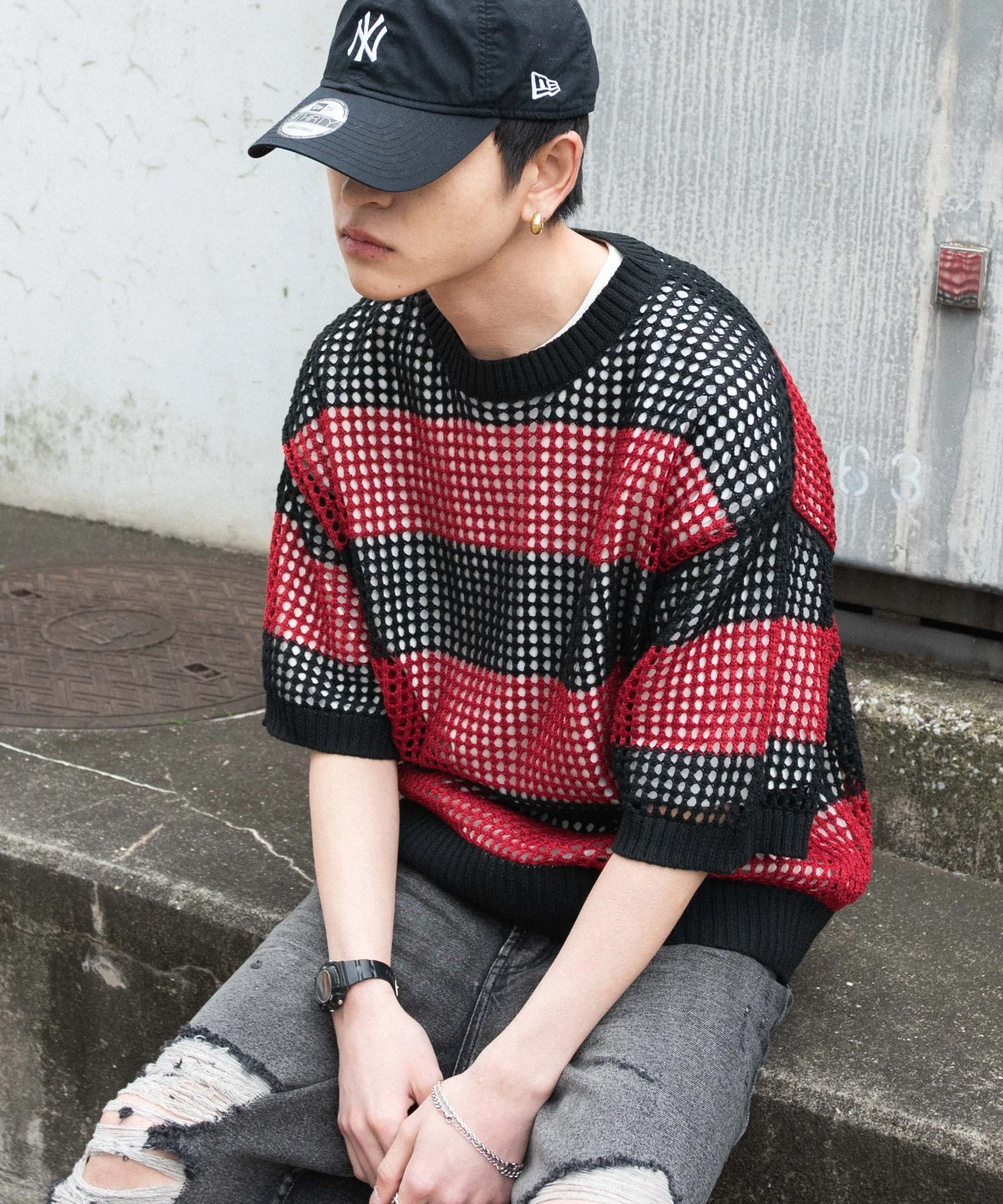 アンサンブルメッシュニットプルオーバー(SS) - Image 14