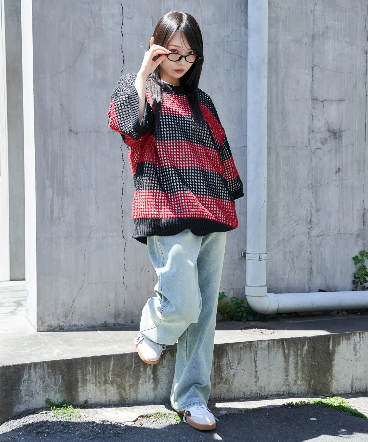 アンサンブルメッシュニットプルオーバー(SS) - Image 4