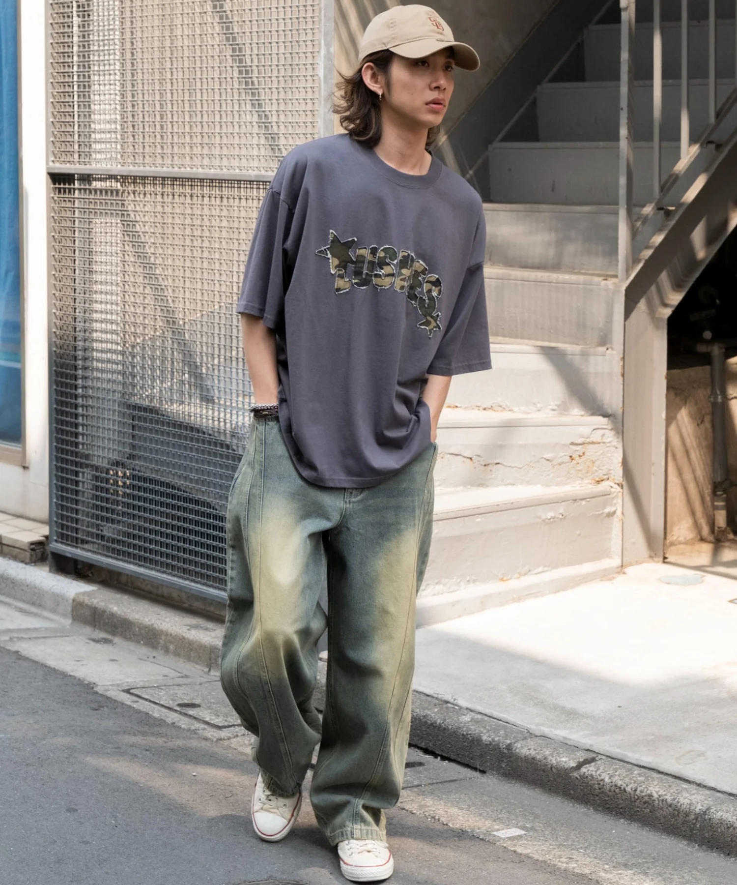 ダメージアップリケグラフィックT(SS) - Image 7